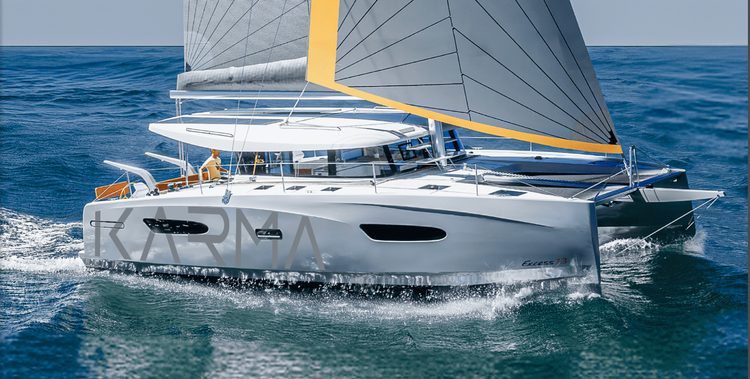 Finalizing our new Excess13 catamaran build