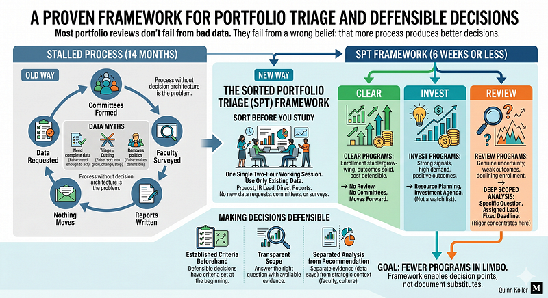 A Proven Framework for Portfolio Triage and Defensible Decisions