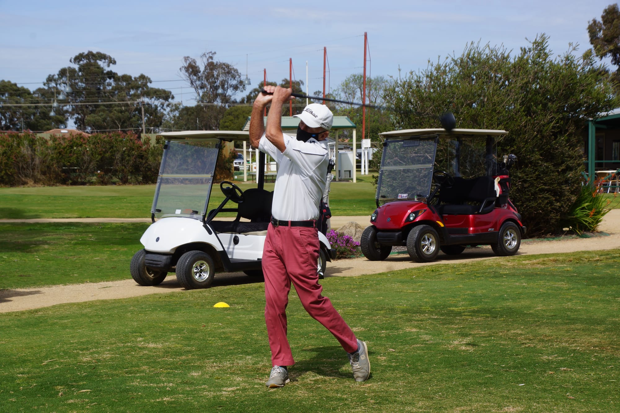 Masked marauder ... Ron Smith had a great win last Thursday, in the first competition back after lockdown two.