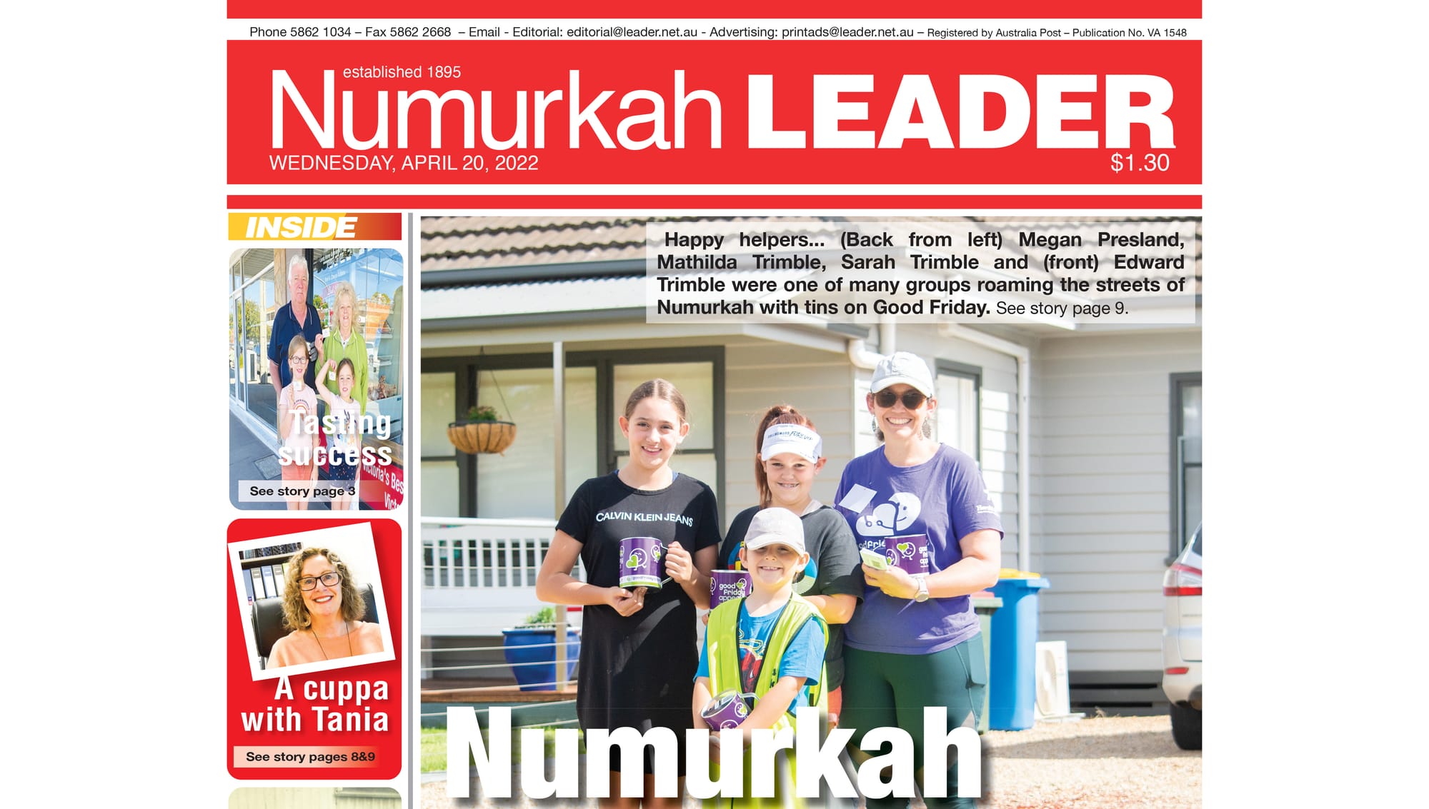 Numurkah Leader digital edition: April 20 2022