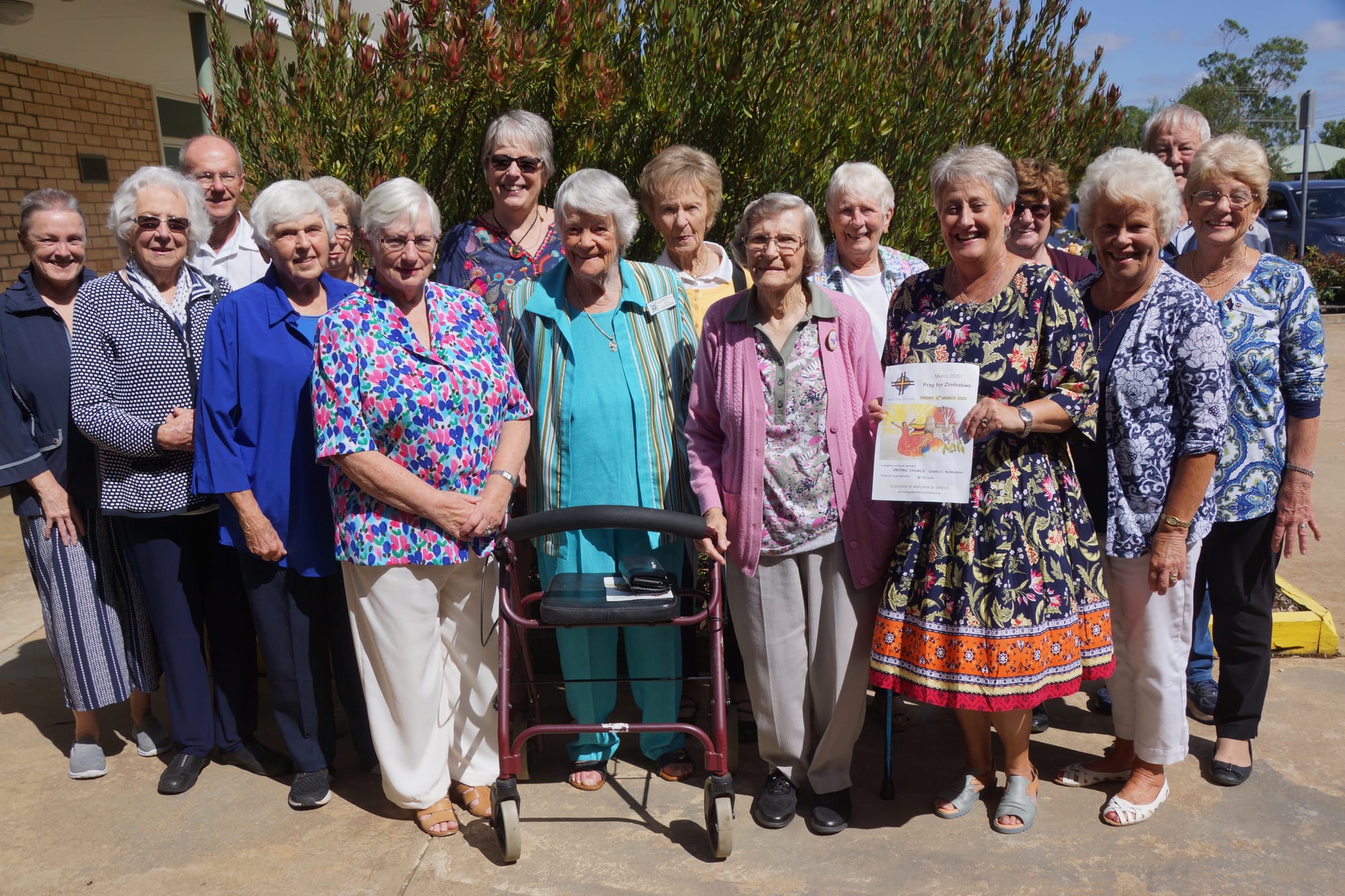 United in prayer for Zimbabwe ... Members of Numurkah’s Uniting, Presbyterian, Anglican, Catholic, Church of Christ and gospel fellowship congregations took part in the world day of prayer on Friday.