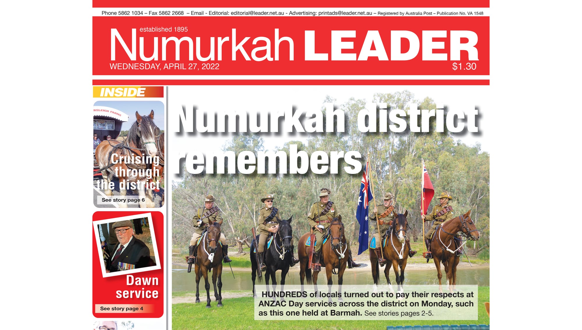 Numurkah Leader digital edition: April 27 2022