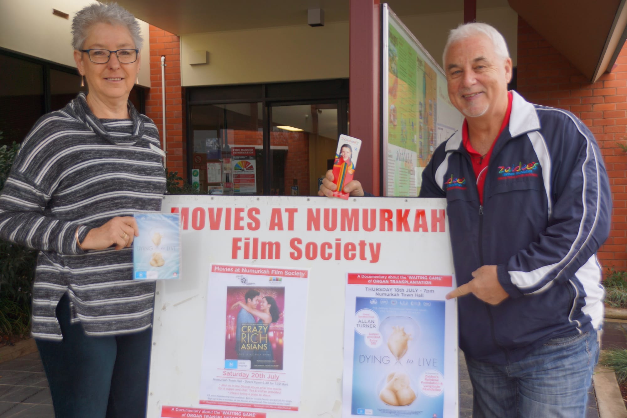 Transformative ... Barb Sinclair and Allan Turner encourage everyone to access Dying to Live.