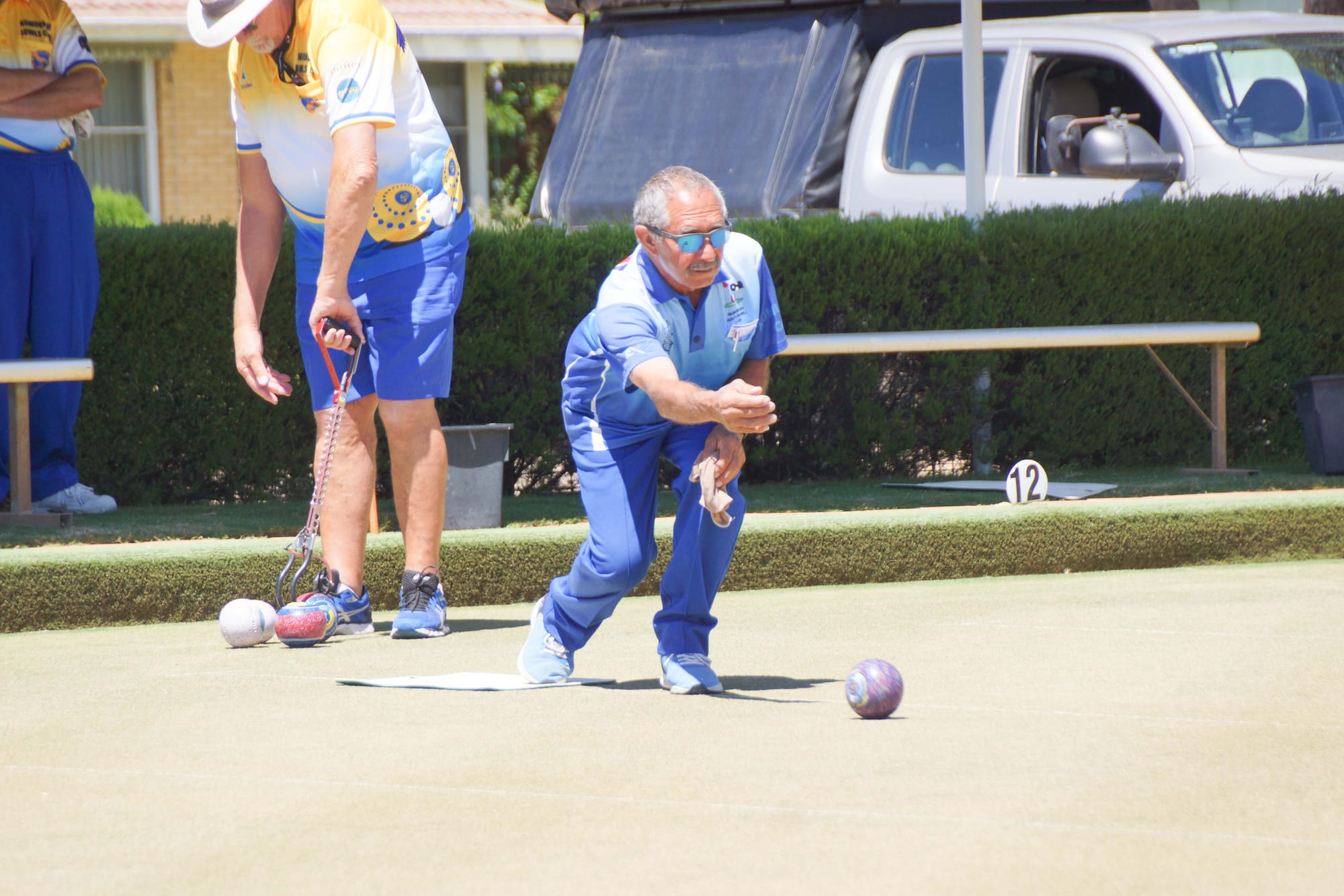Star... Joe Luci’s rink led the way last Saturday in division one against Numurkah Town.
