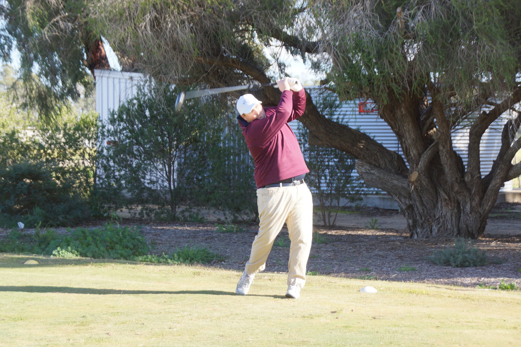 Crack ... Andrew Nicholls won A-grade on Thursday after a three-way countback.