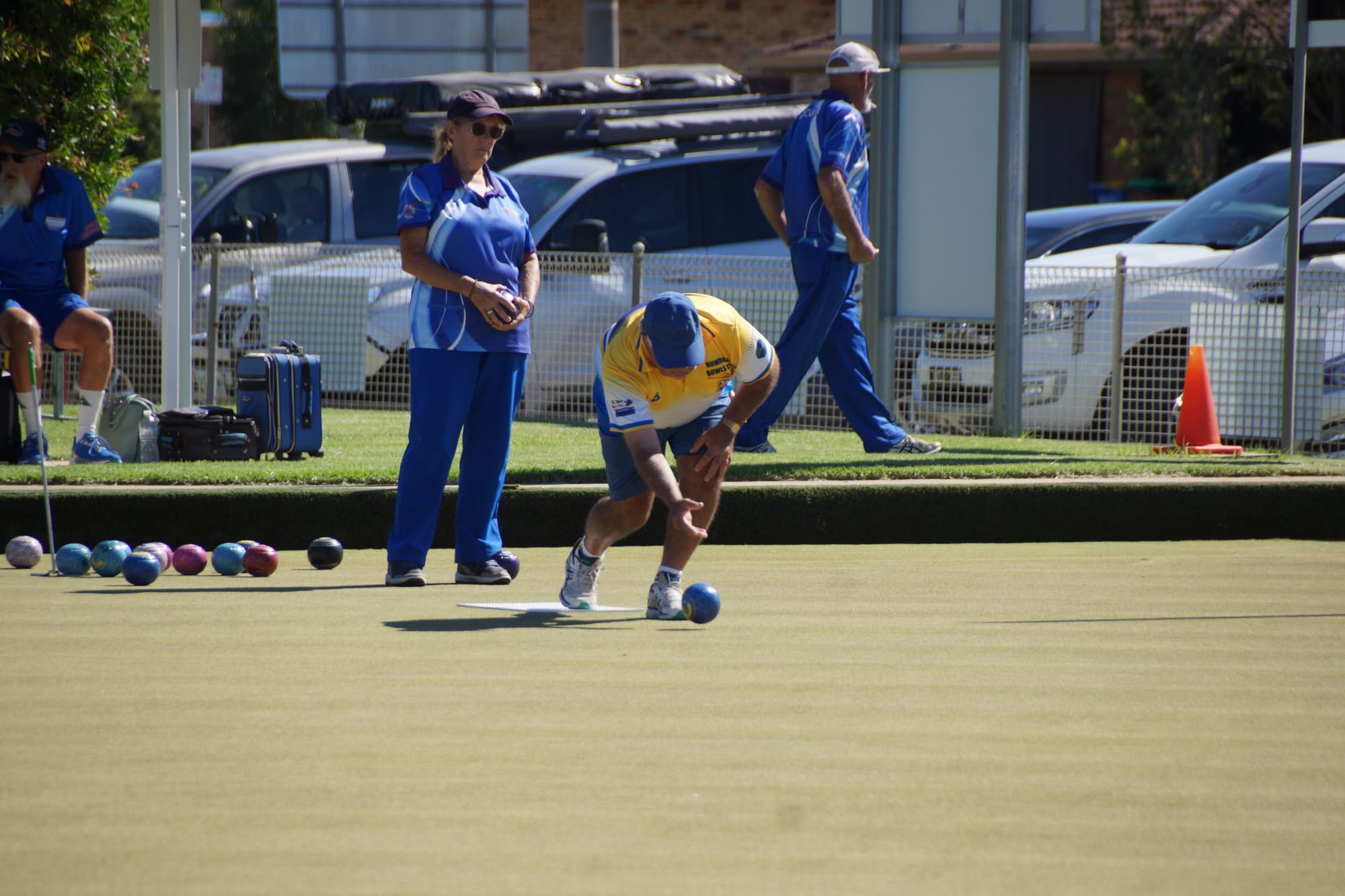 Dominant... Gordon Gilmour bowled well last Friday. 
