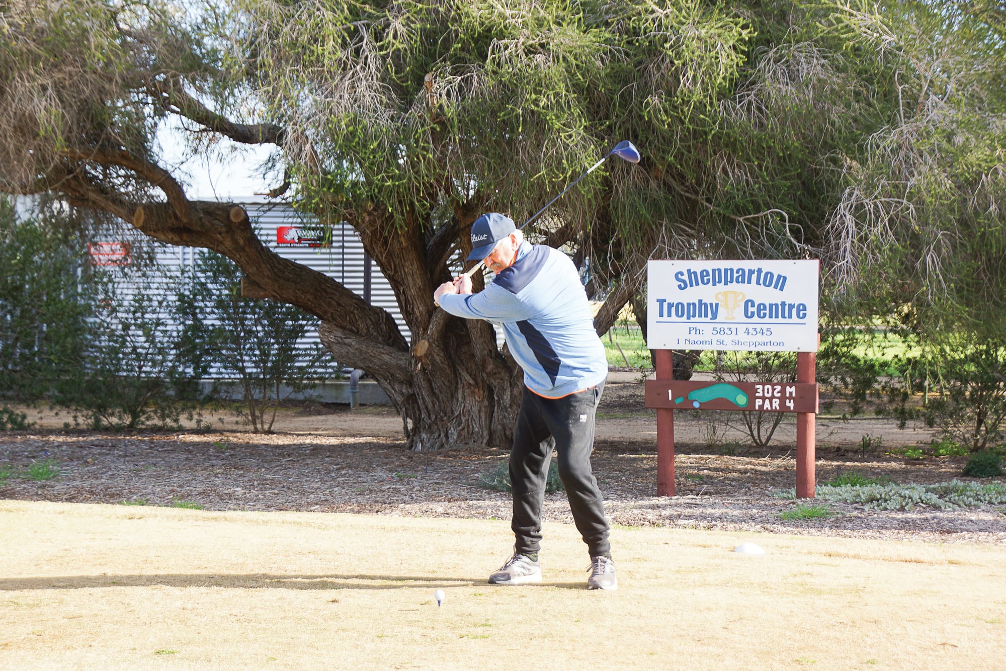 Good touch... Peter ‘Bullant’ Cowan was firing on all cylinders at Numurkah Golf Club last Thursday. 
