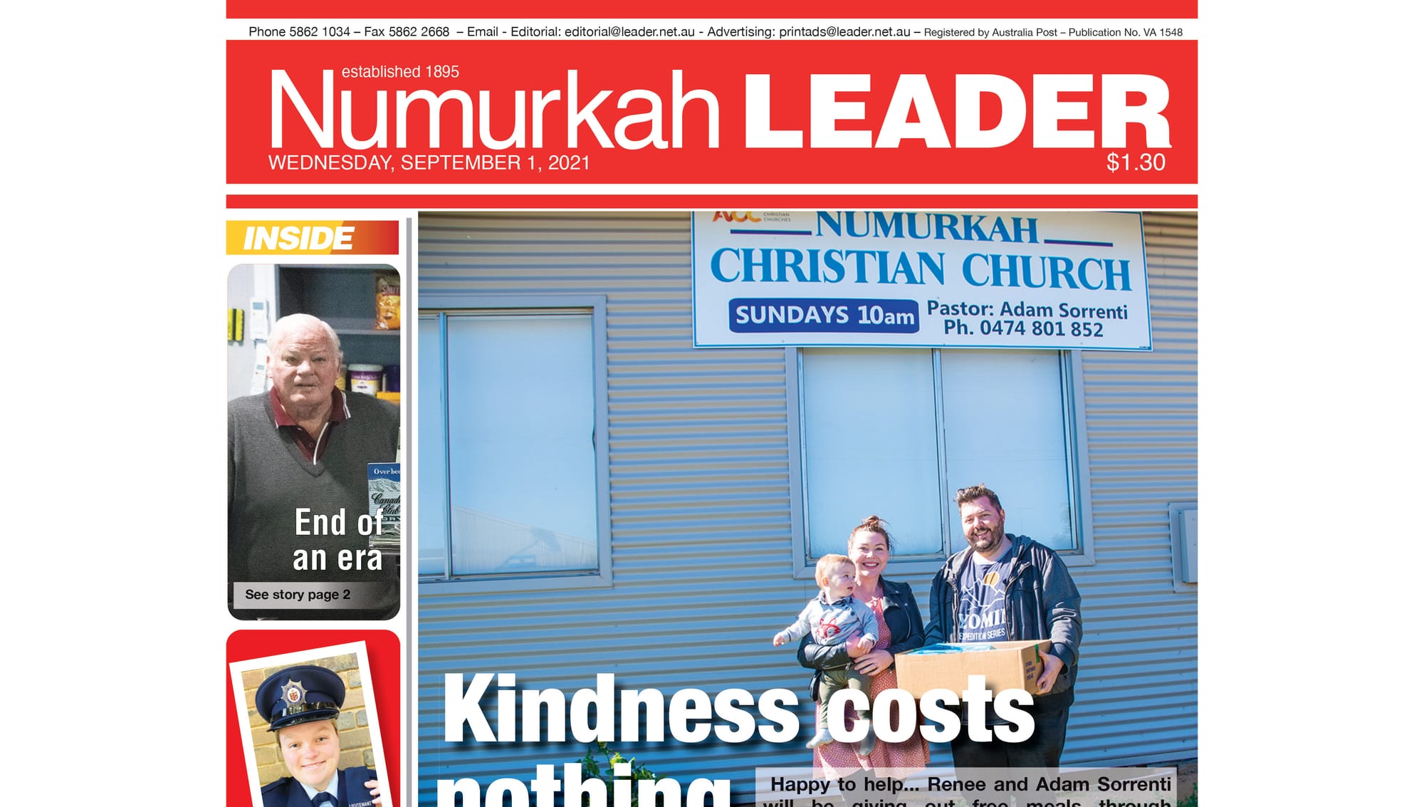 Numurkah Leader digital edition: September 1 2021