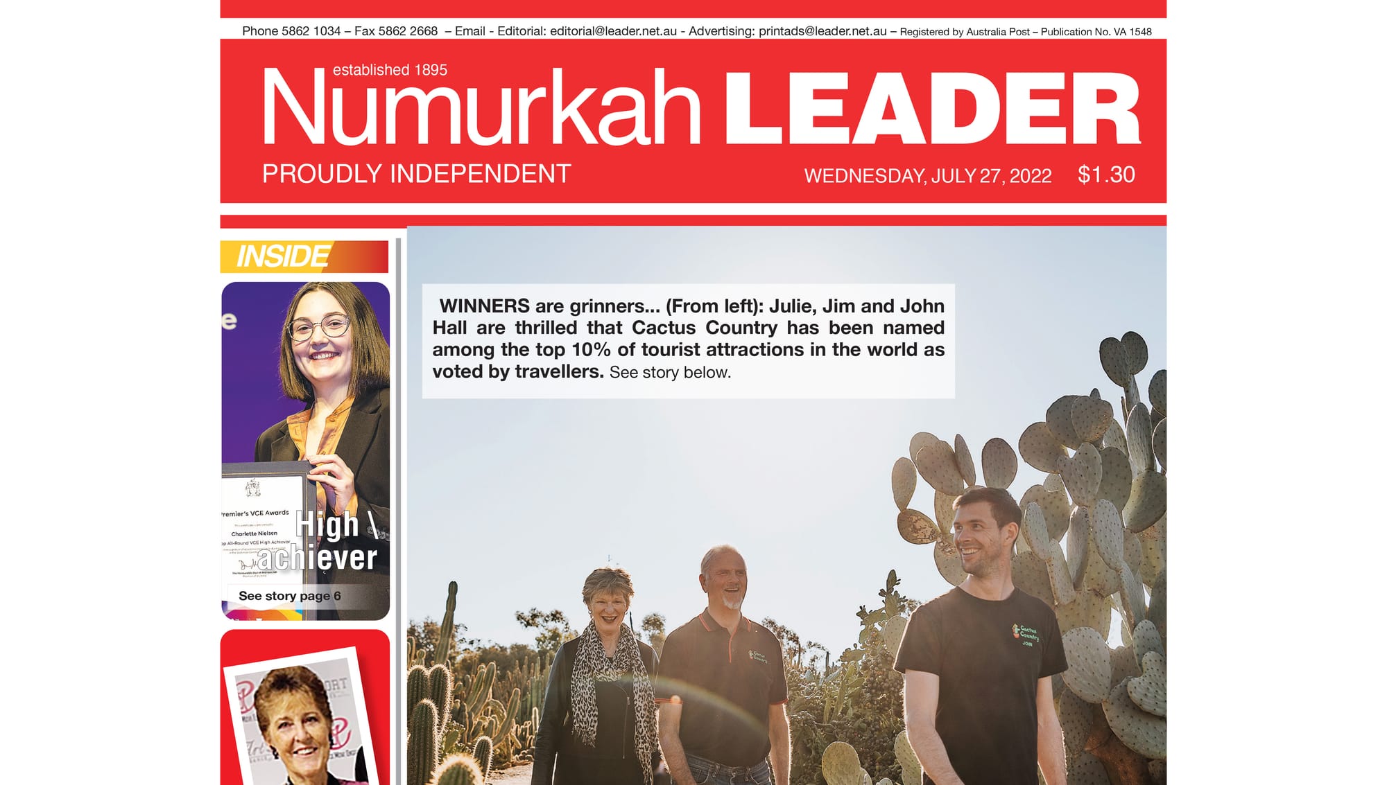 Numurkah Leader digital edition: July 27 2022