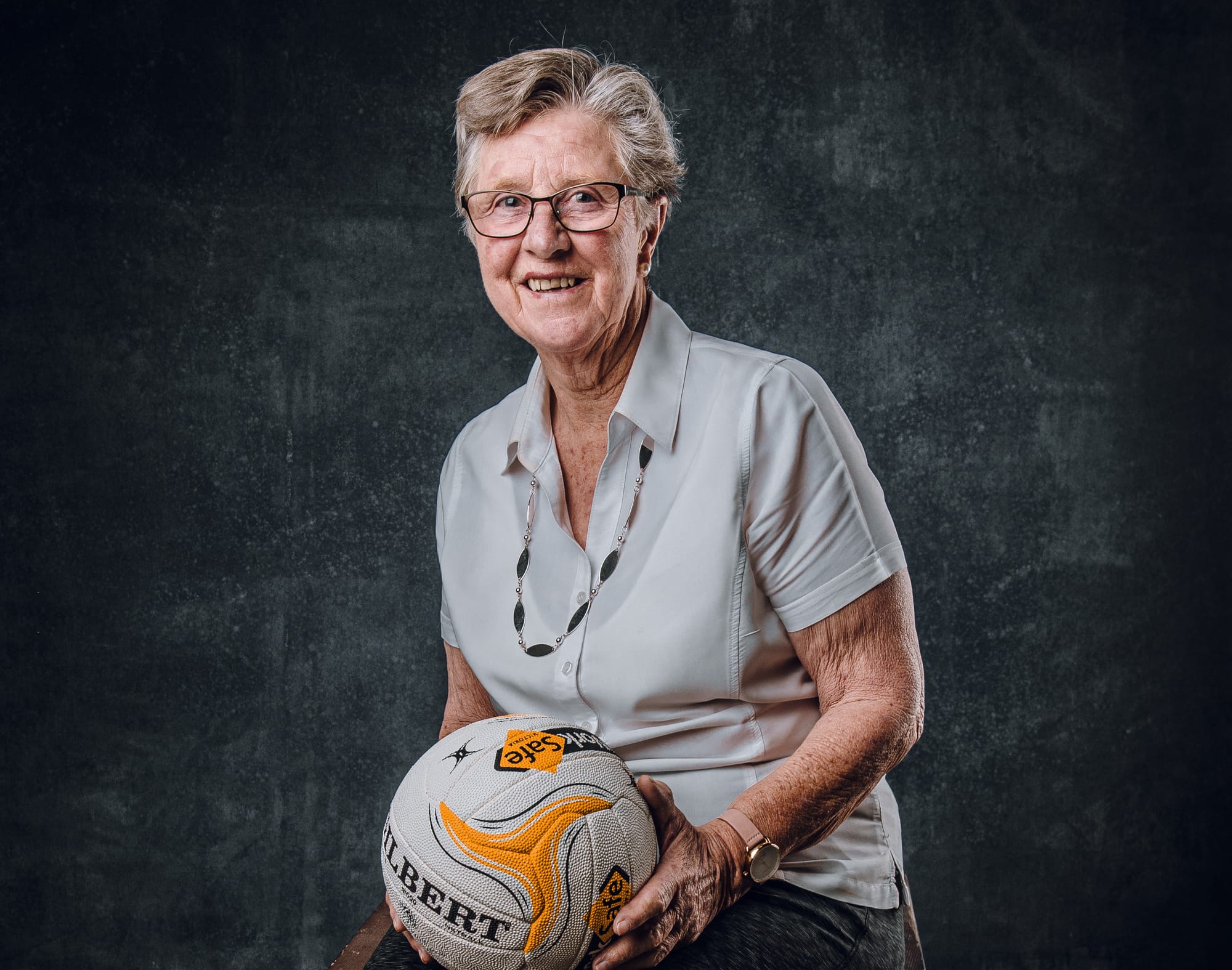 Coach ... June Grandell earned the respect of her players by being prepared to put in the same work she expected of them. 