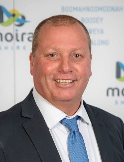 Coming back for more... Numurkah’s John Beitzel has regained his seat on council in the countback to fill the vacancy left by Marie Martin’s December resignation.