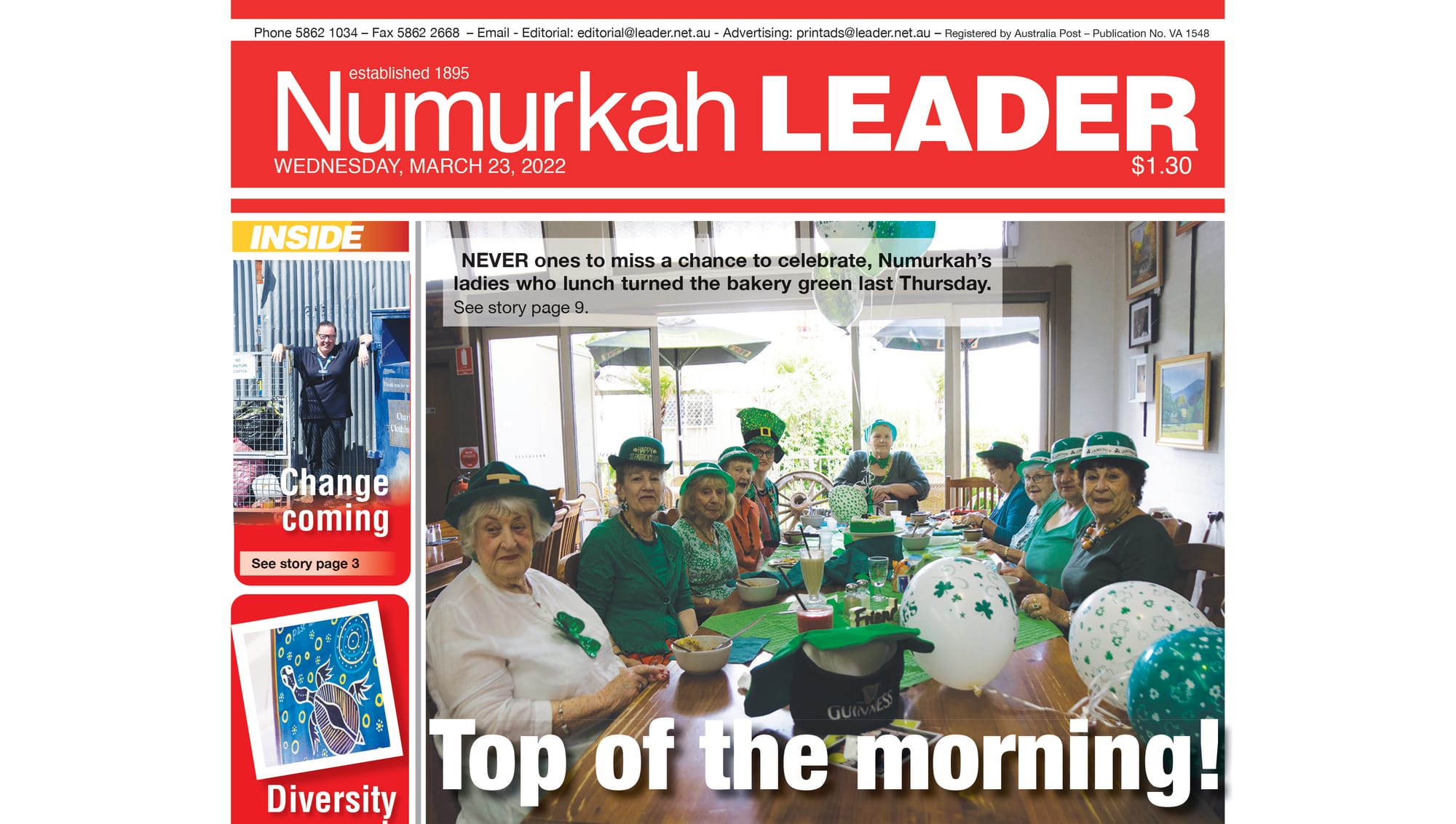 Numurkah Leader digital edition: March 23 2022