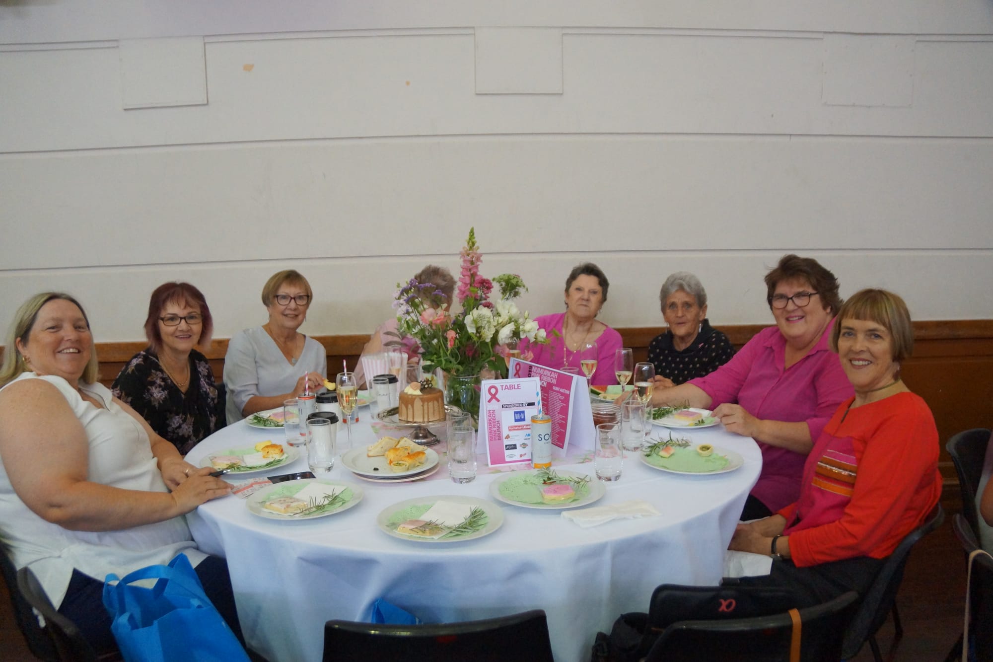 Still able to get the gang together... Local ladies will still be able to get together in the name of breast cancer research, like this table at the 2019 brunch, but this year they’ll be doing it at home. 