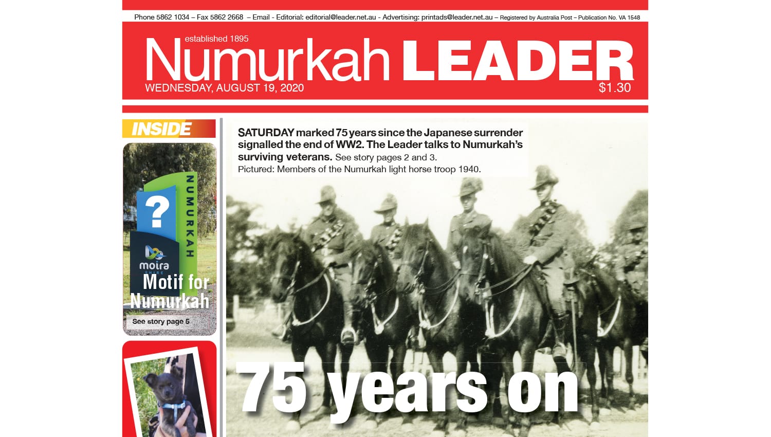 Numurkah Leader digital edition: August 19 2020