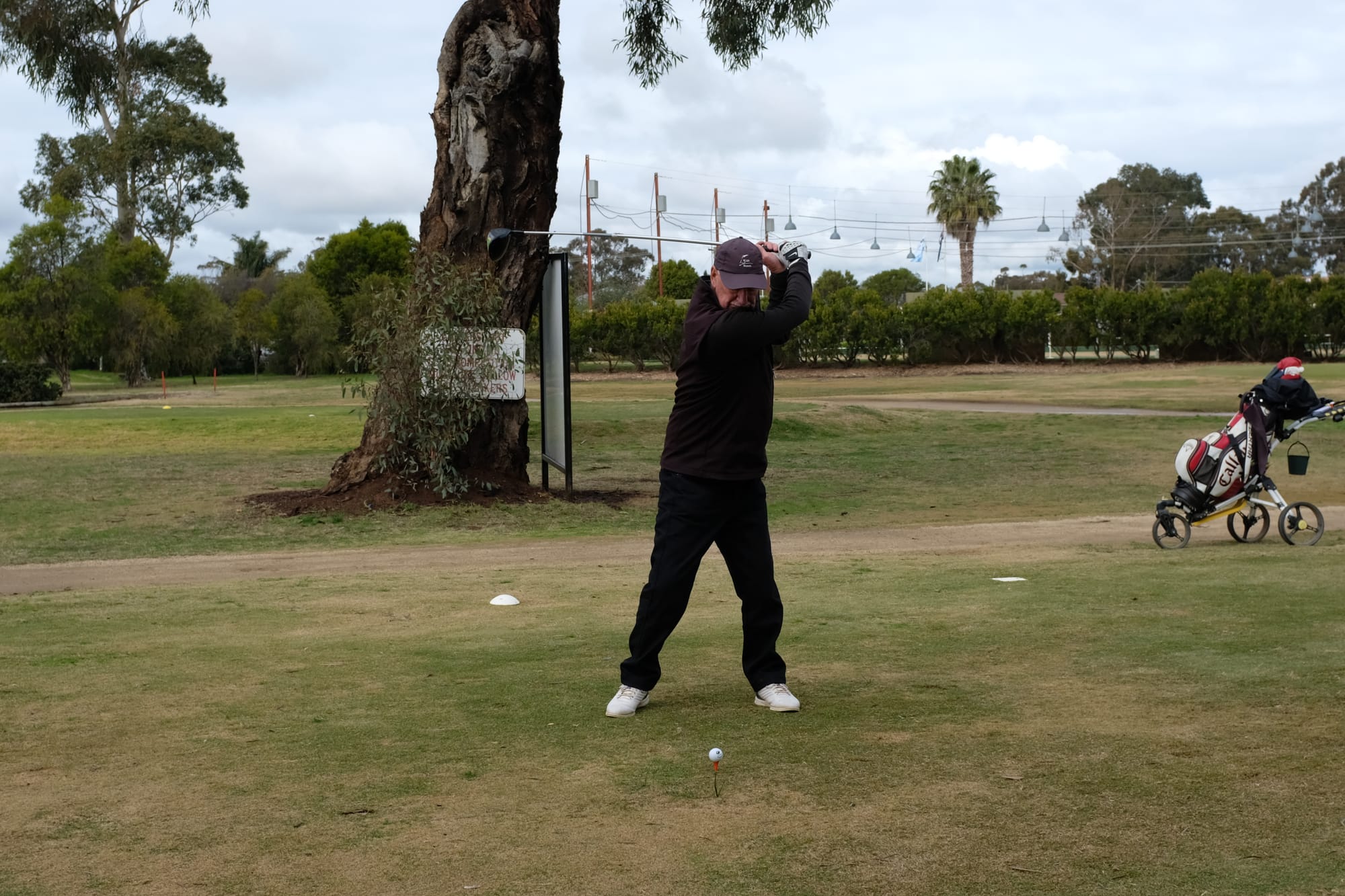 Big winner ... Alan Dalton won both Thursday’s and Saturday’s events at Numurkah Golf Club

