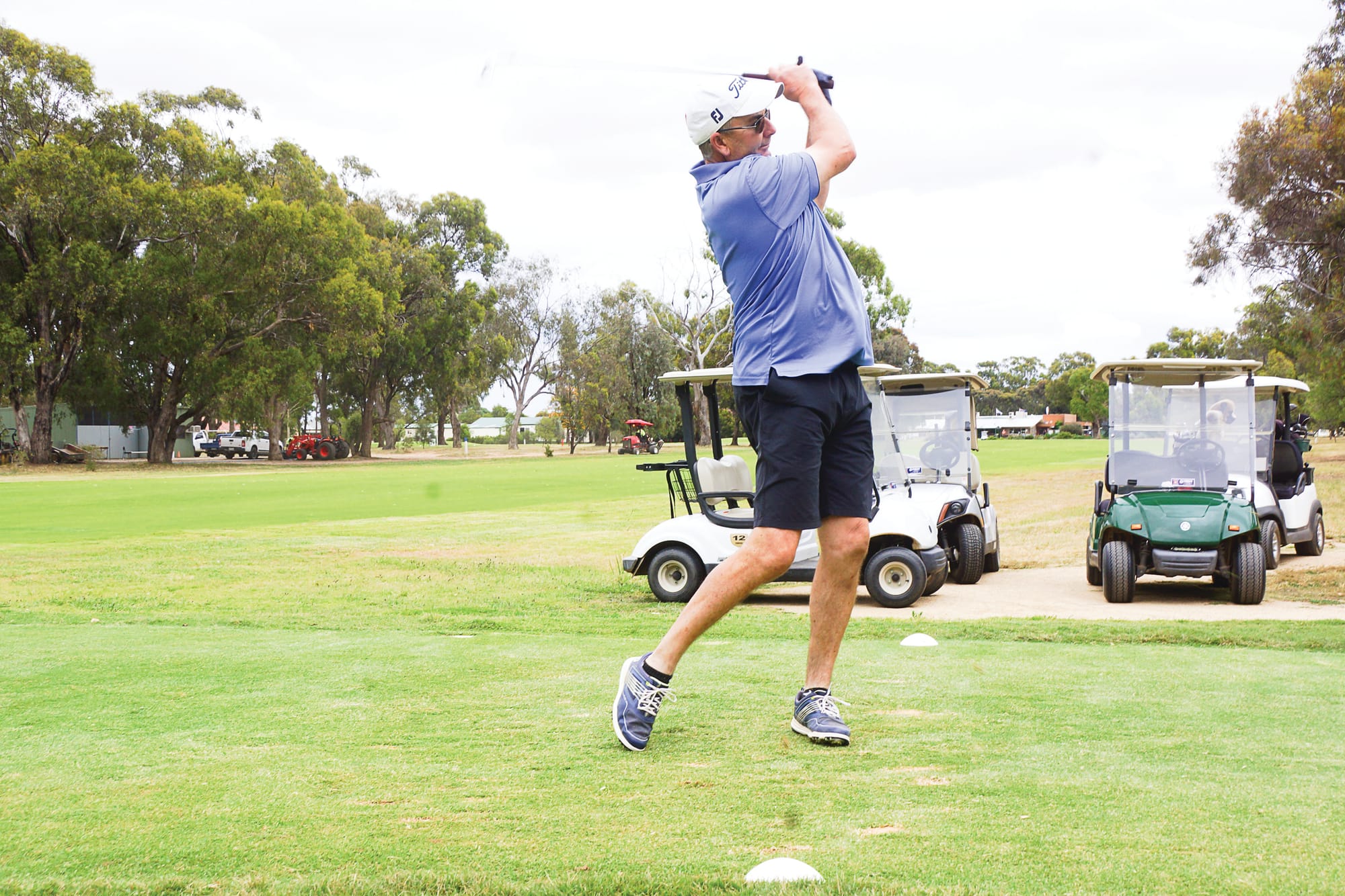 Fine form... Graeme Sprunt took home the Pierre Klaessen monthly medal at Numurkah Golf Club on Saturday.
