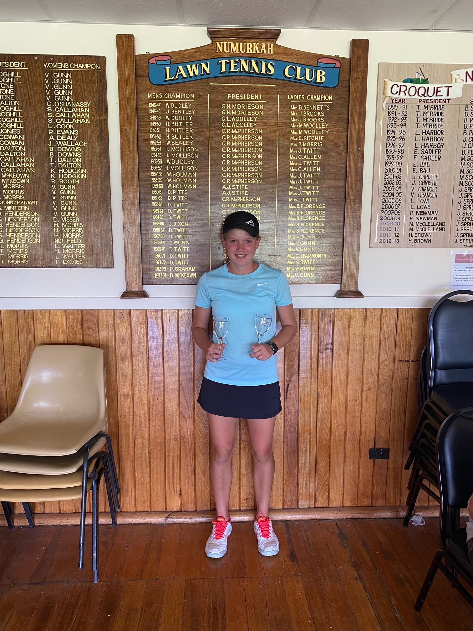 Great effort... Lucy Bassett was the ladies’ runner-up at just 14 years of age. 
