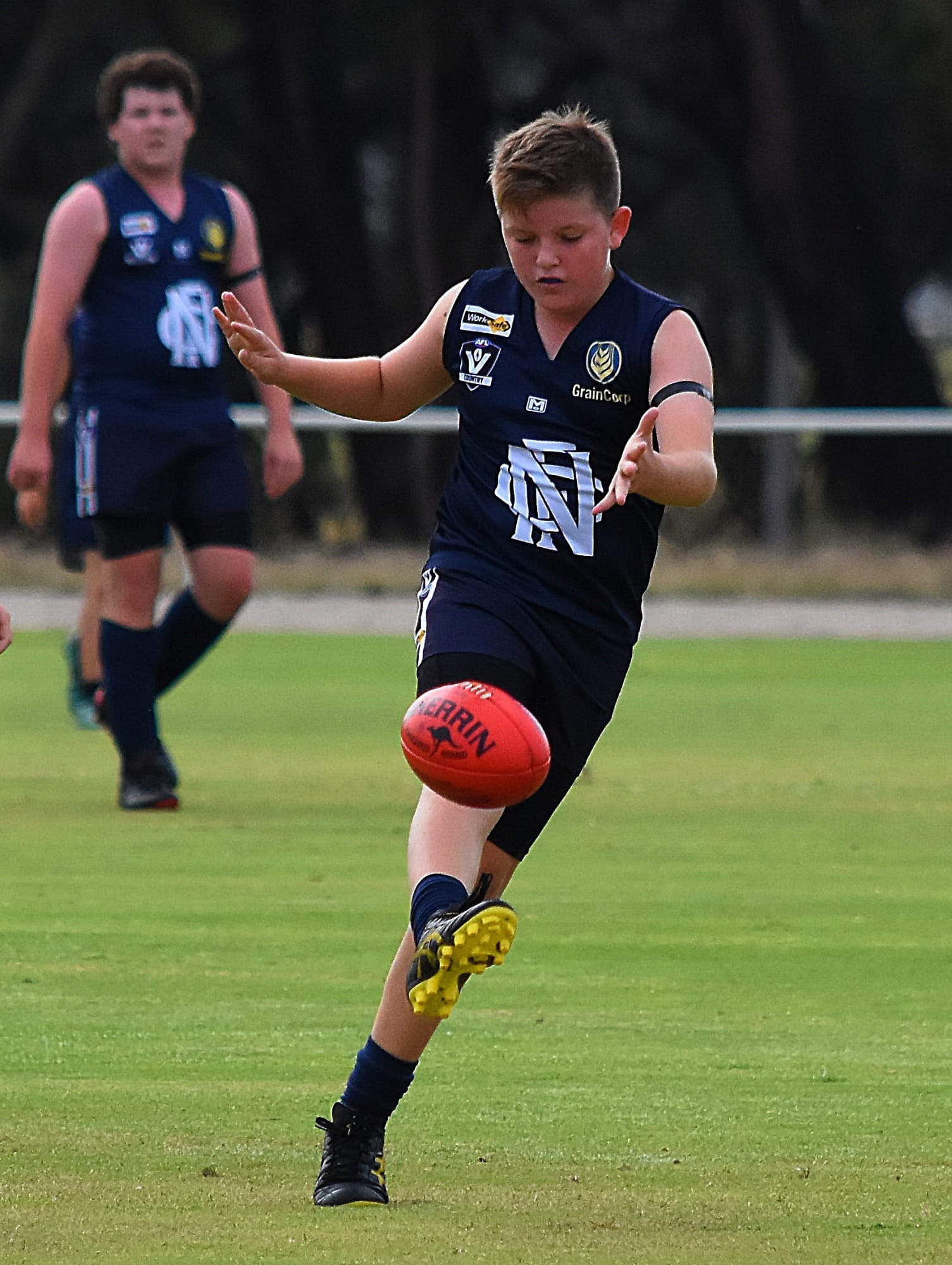 Another disposal... Nash Siermans racks up yet another possession.