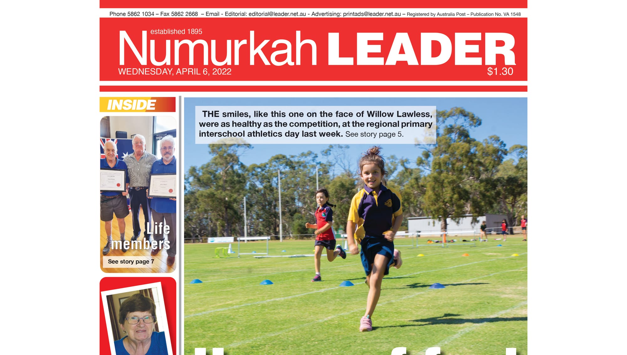 Numurkah Leader digital edition: April 6 2022