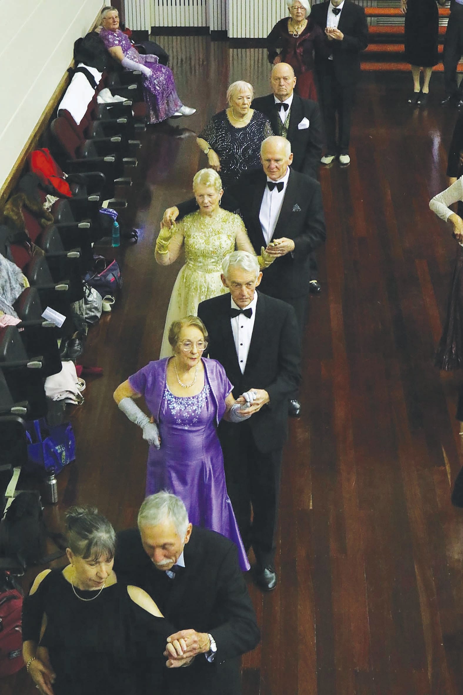 Tripping the light fantastic... Dancers took to the floor of Numurkah town hall throughout a weekend that was enjoyed by all. 