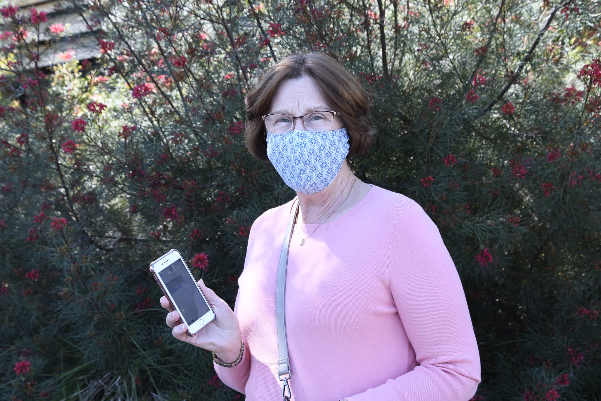 Not fooled ... Maria Kempton said that although the message initially caused her concern, a bit of rational thinking stopped her from becoming a victim. 