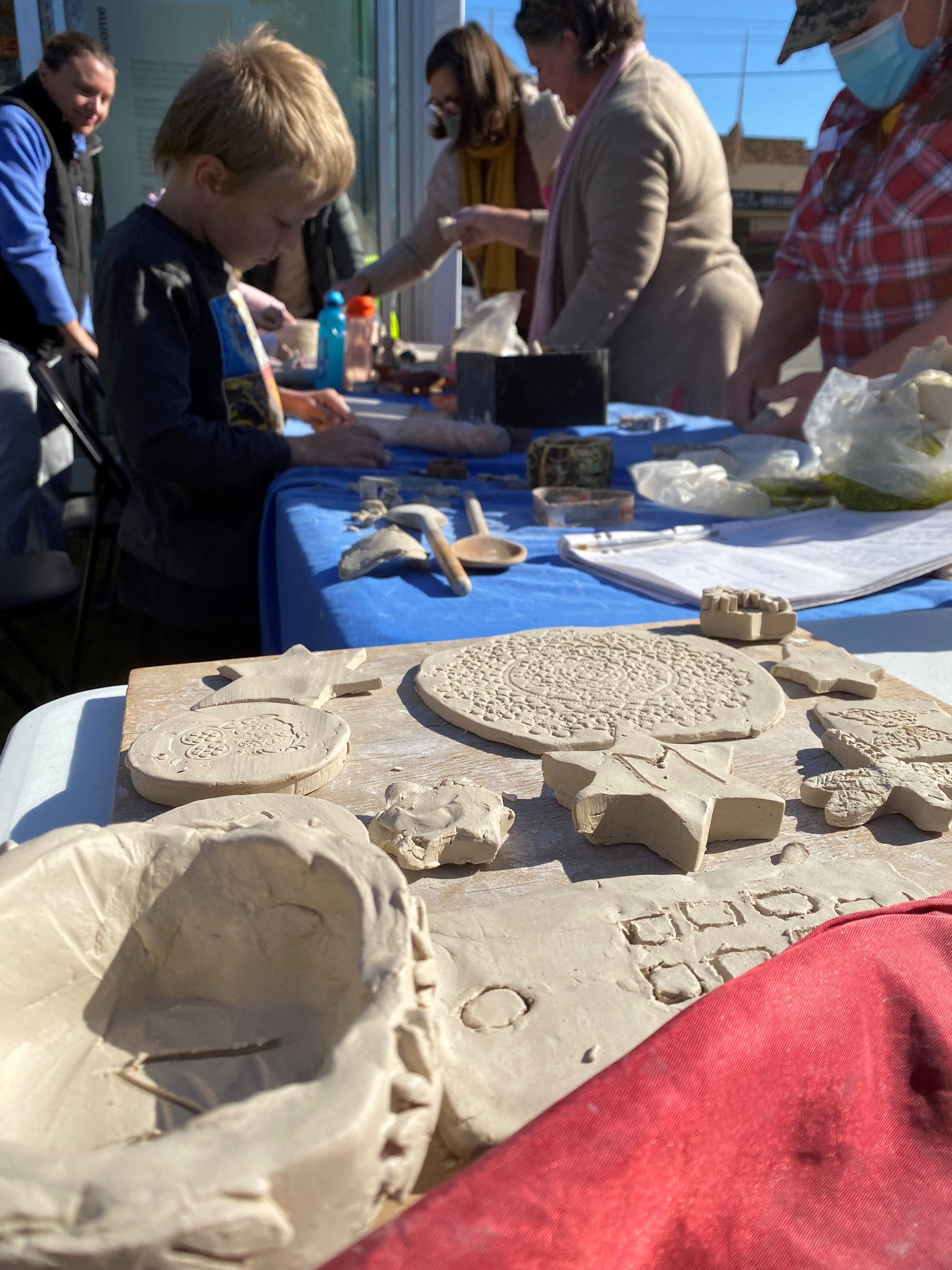 Creativity for young and old... Saturday’s ceramics workshop brought out the creative spirit of Numurkah.
