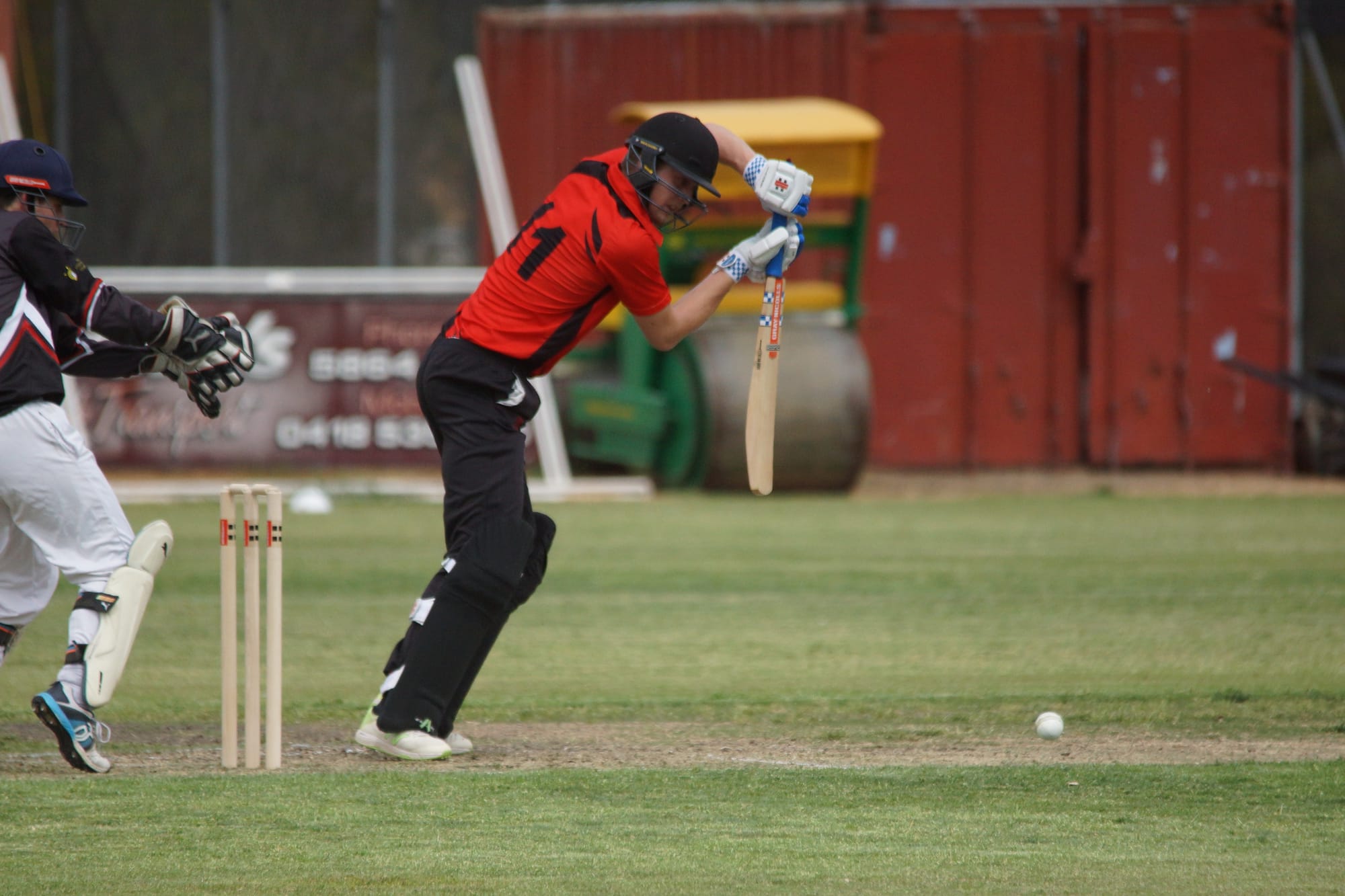 One short ... Mitch Cleeland went one run short of a half century.