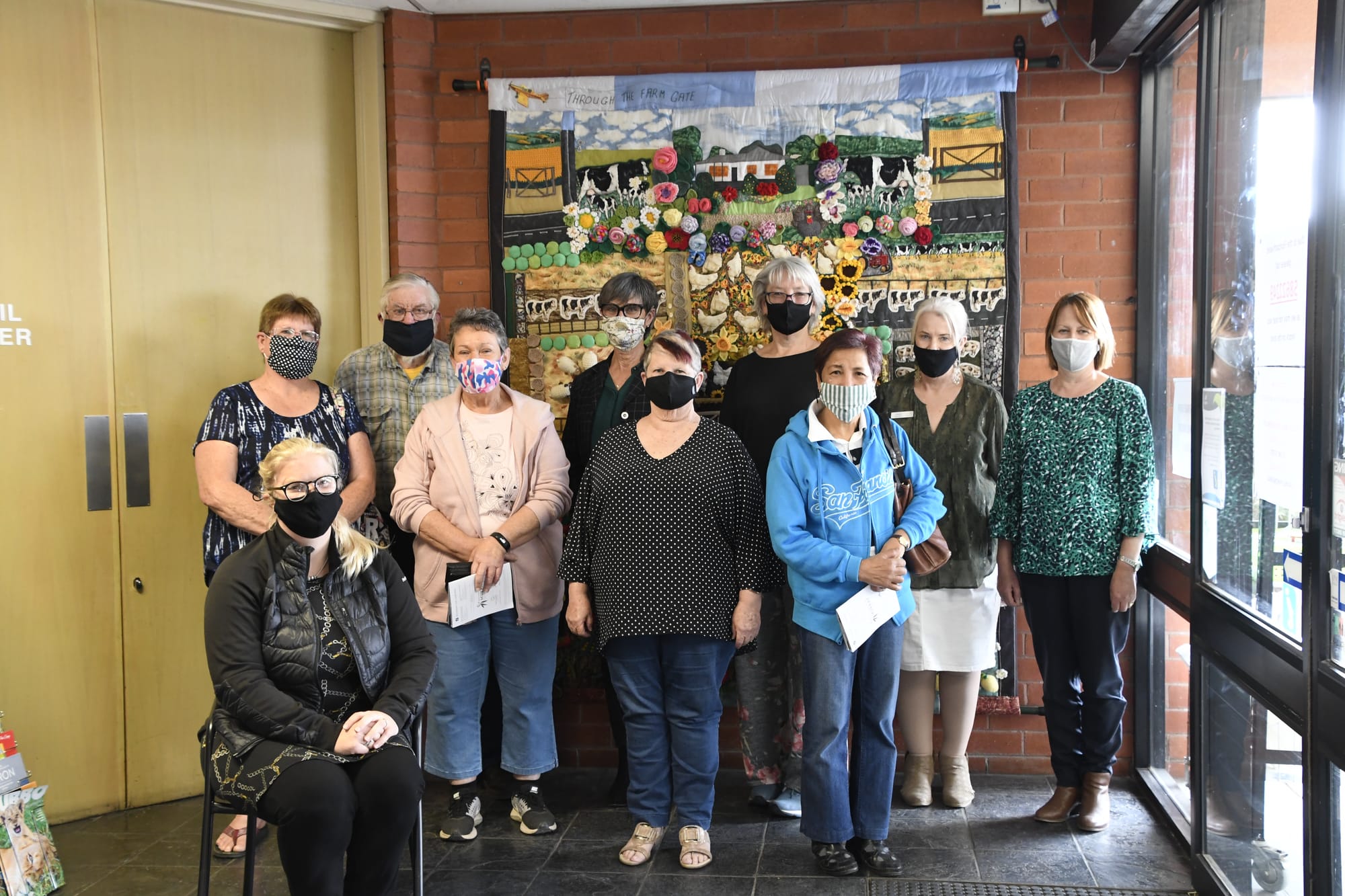 Excited to be a hub for the community ... NCLC staff and volunteers are excited to be back and making plans for the former town hall space. 