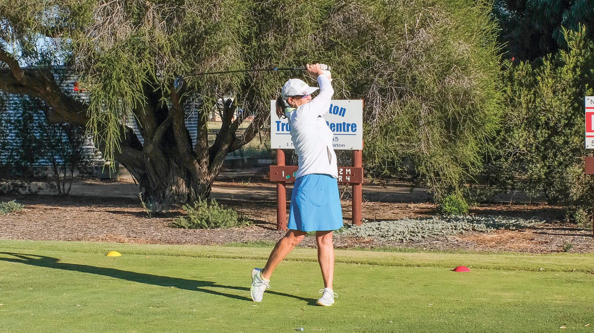 Star... Club champion Tracey Clouston resumed normal order as she took out the Numurkah Leader/R. & K. Smith monthly medal last Saturday.
