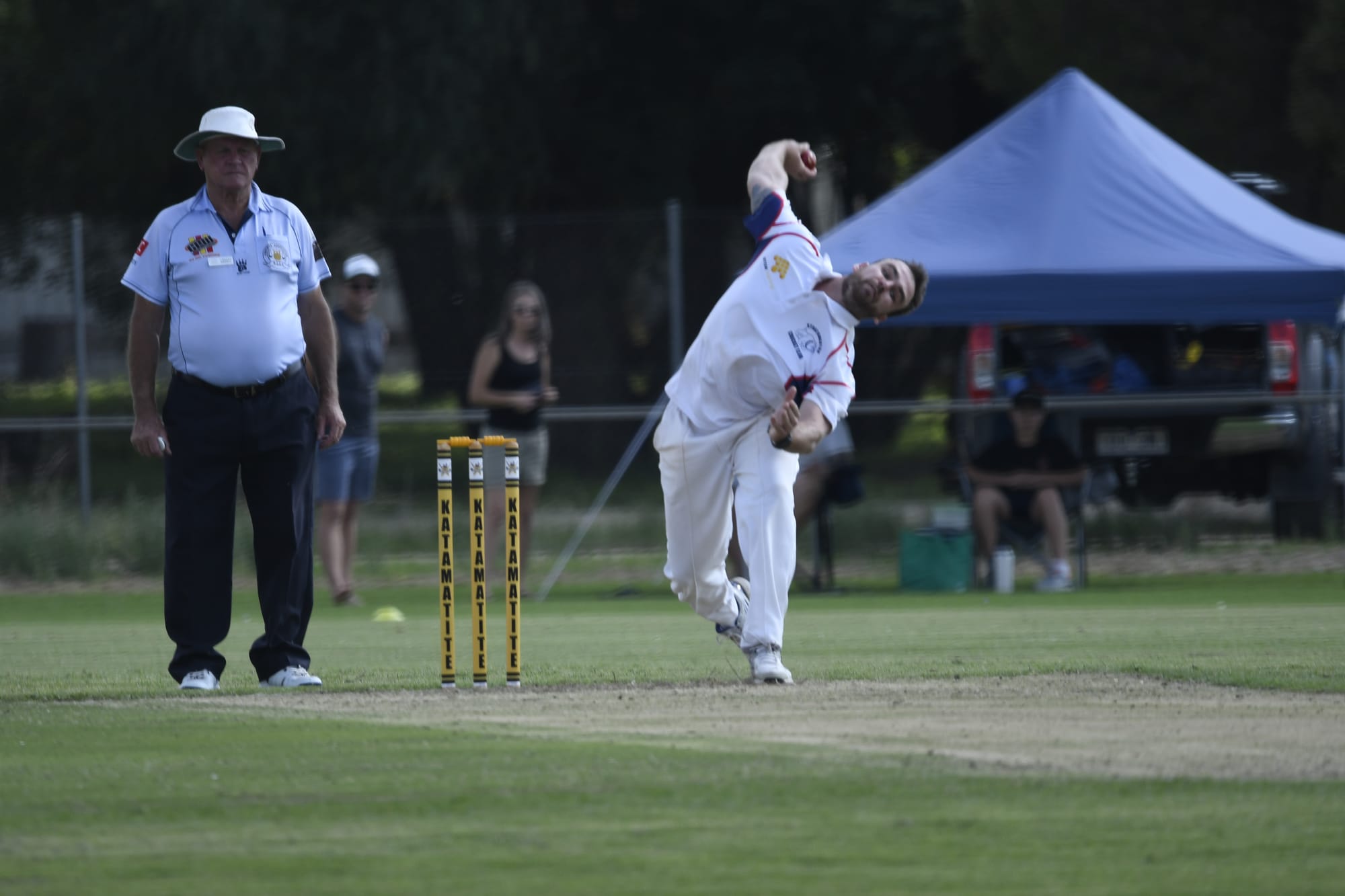 Full bore... Jacob Atkin with a head of steam. 
