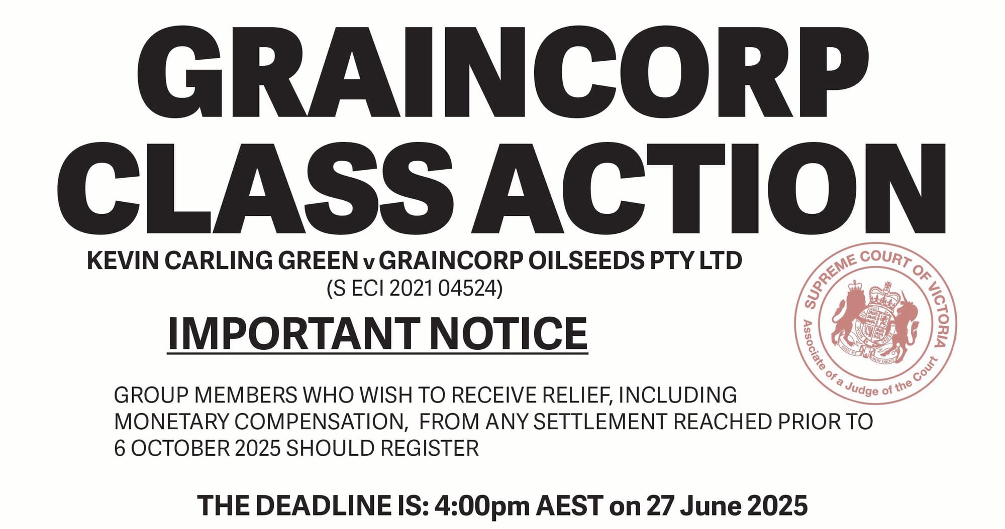 GrainCorp Class Action