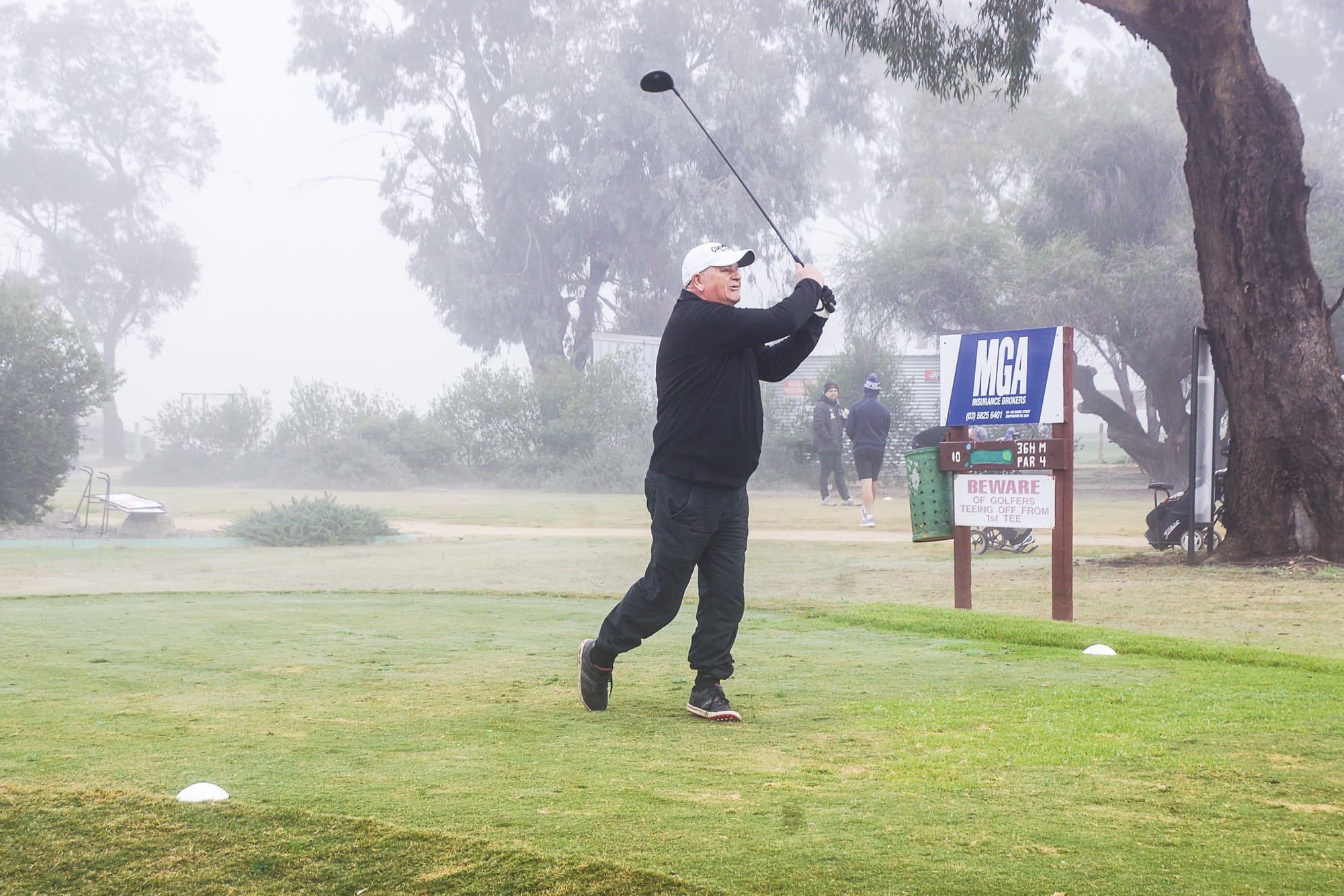 Practice pays off... Steve Thornton’s golf lesson held him in good stead for last Thursday’s stableford competition. 
