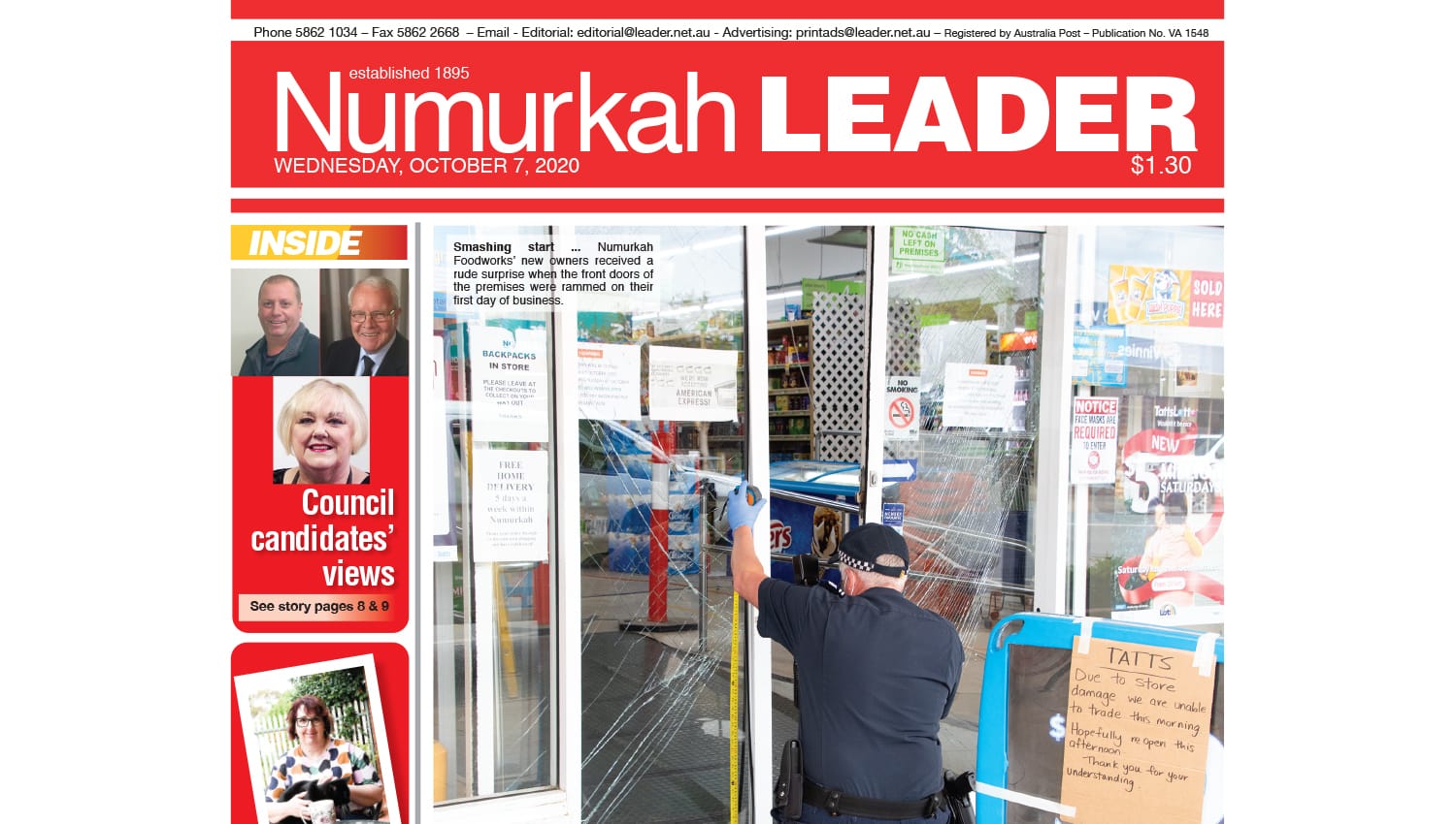 Numurkah Leader digital edition: October 7 2020