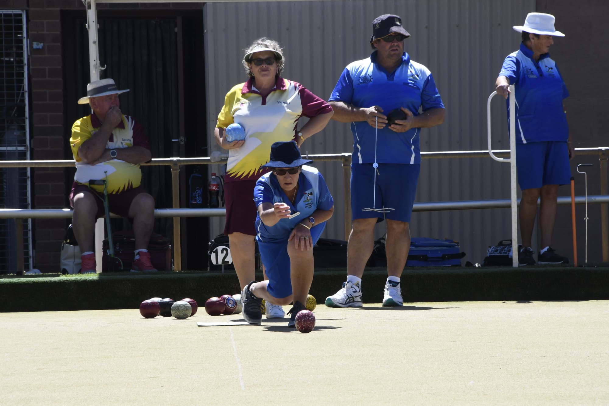 Dominant day ... Loris Houlihan is a star for Numurkah Golf, and her rink was one of many winning rinks for the day. 