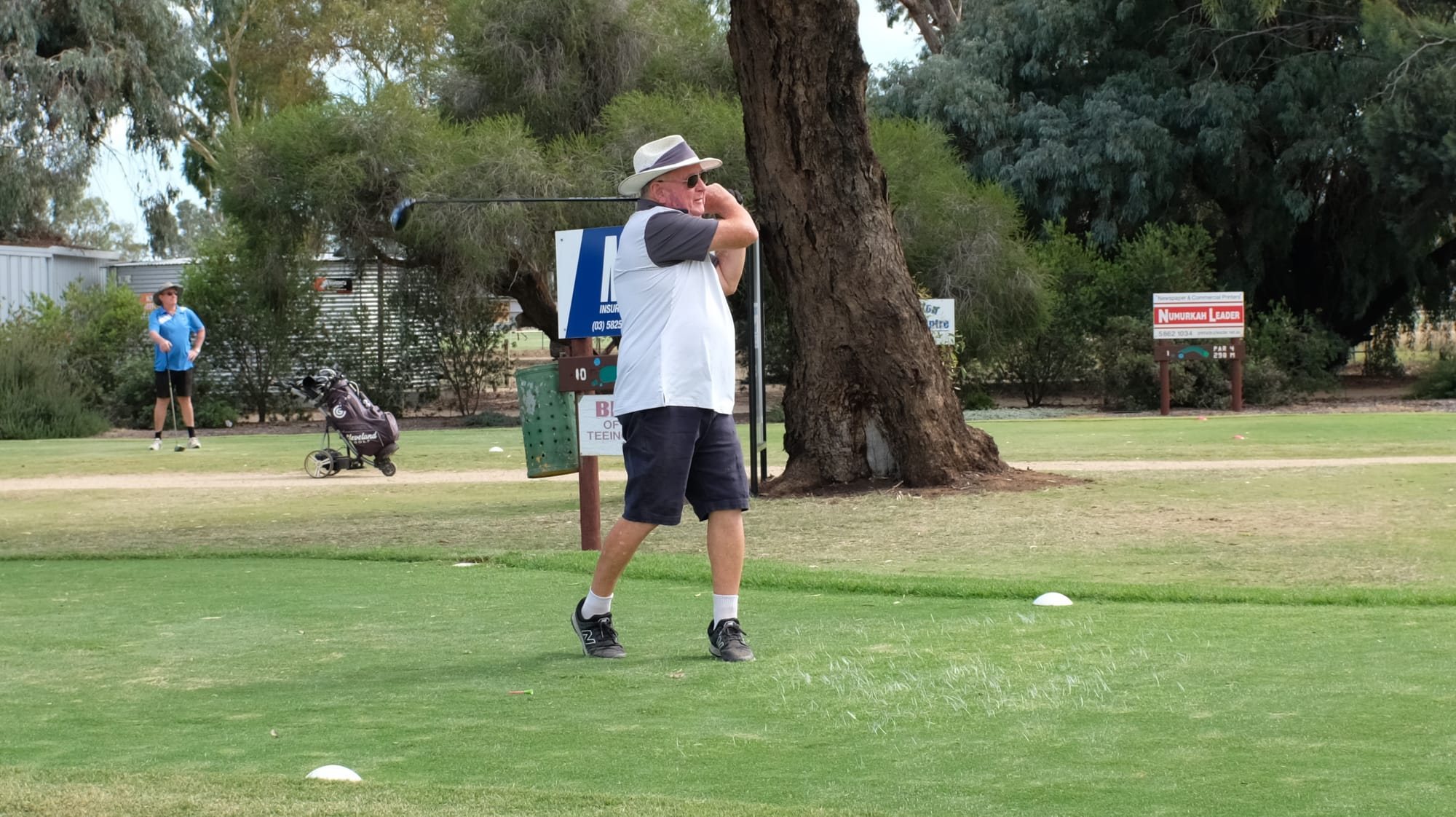 Speed thrills... Ian ‘Speed’ Hannaford won the monthly medal shirt and voucher last Saturday. 
