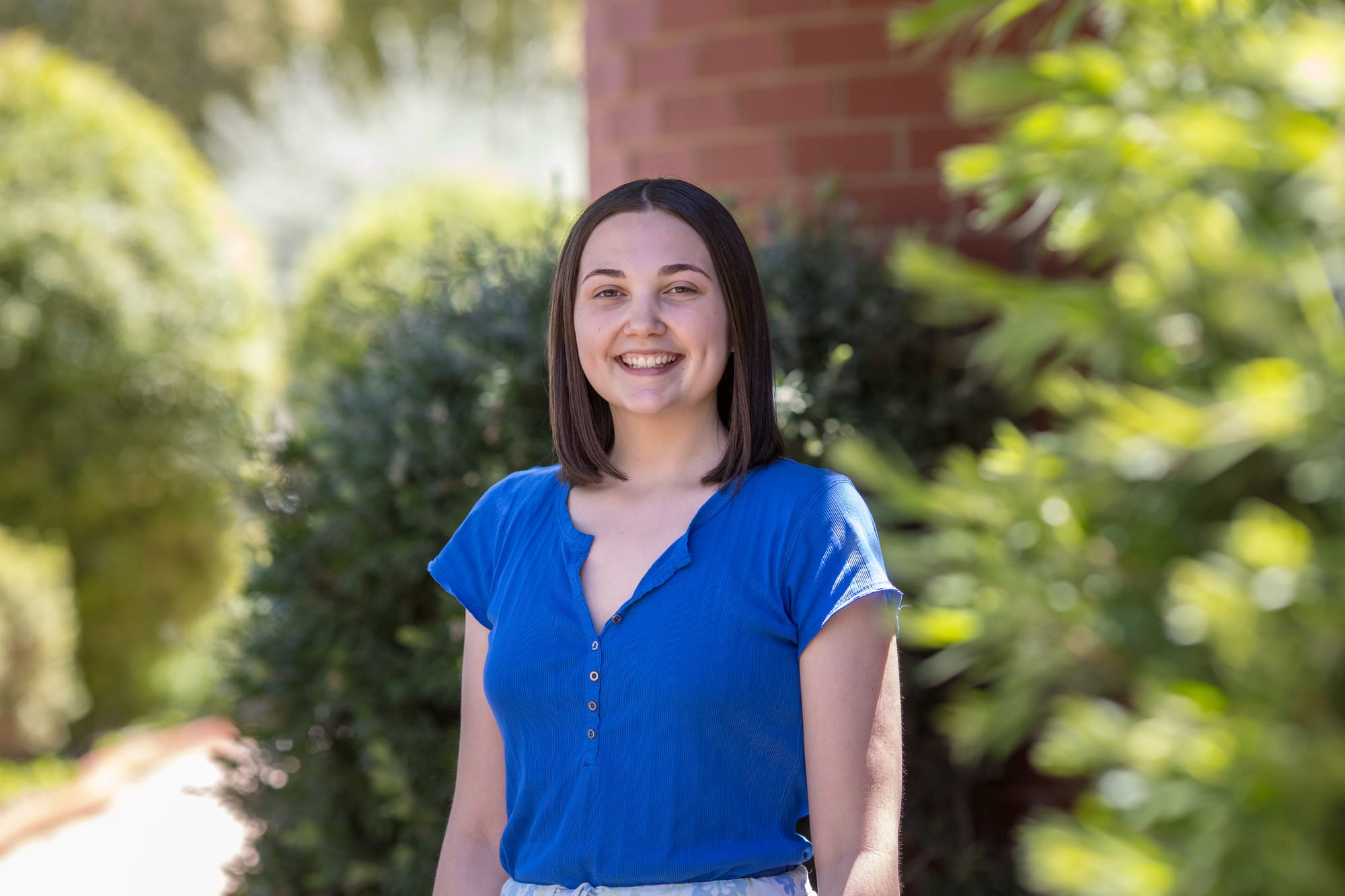 Star student... Charlette Nielsen topped St Mary of the Angels’ scores with an amazing 99.6
