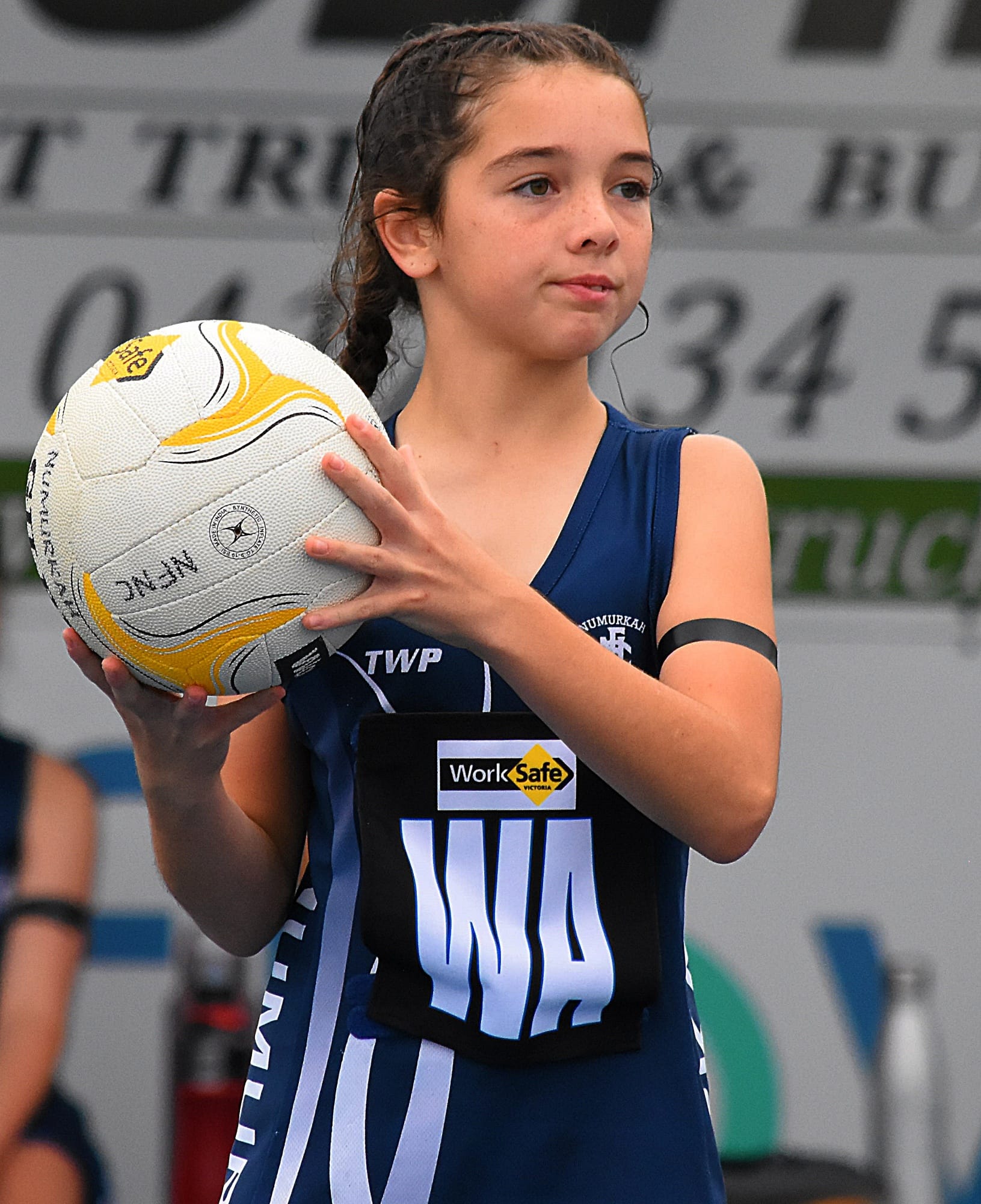 Where to next... Mia Weygood considers her options in the under 13s. 