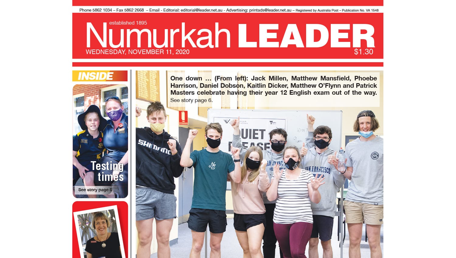 Numurkah Leader digital edition: November 11 2020