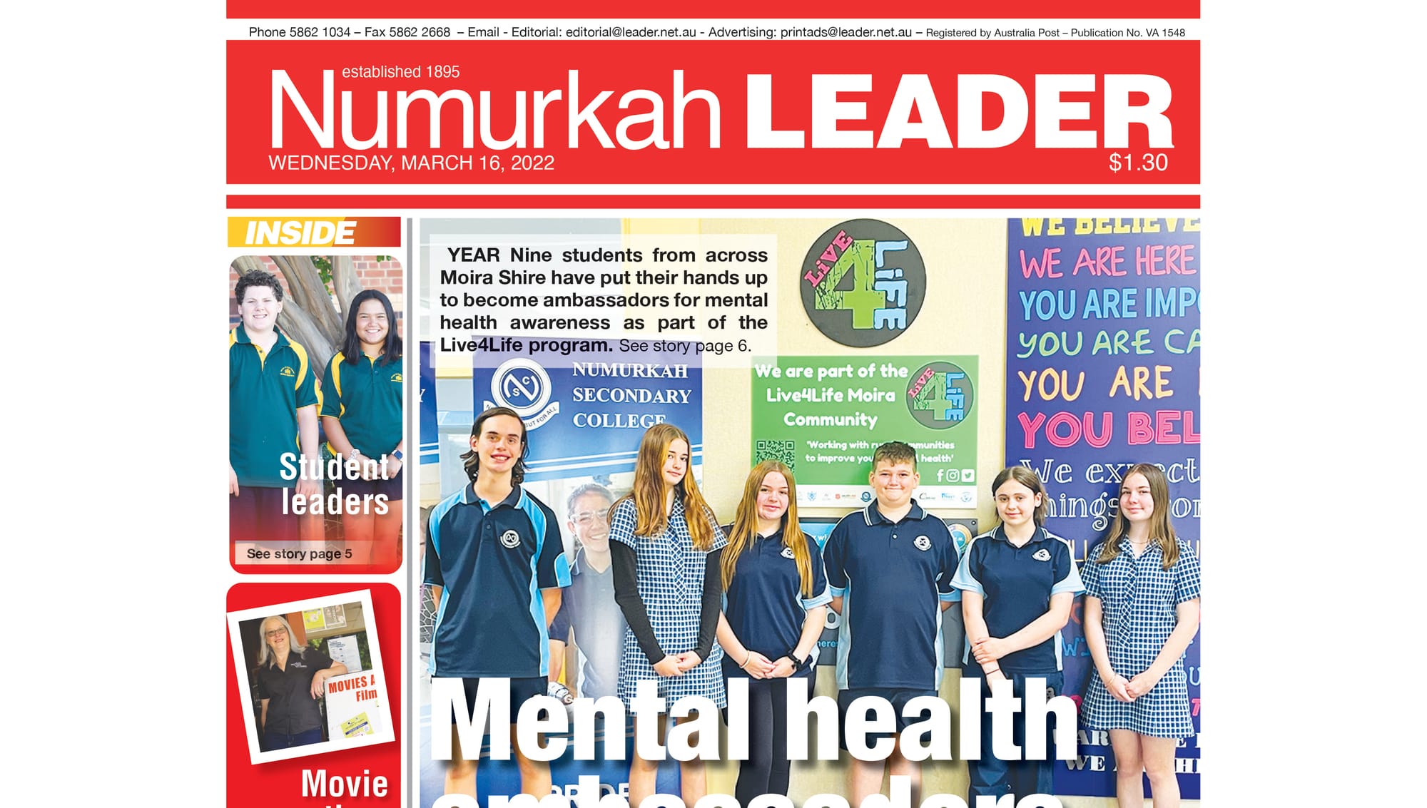 Numurkah Leader digital edition: March 16 2022