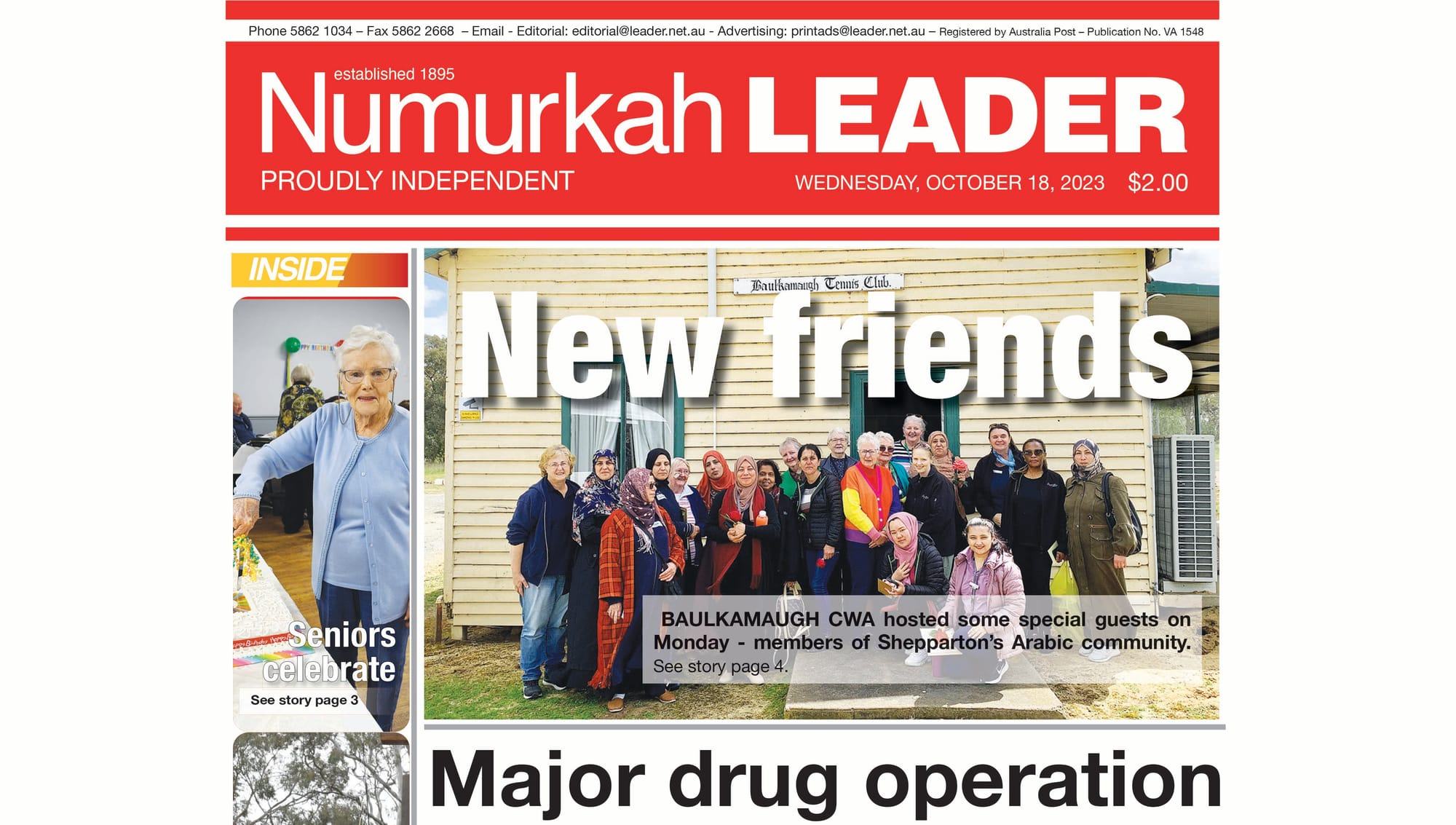 Numurkah Leader digital edition: October 18 2023