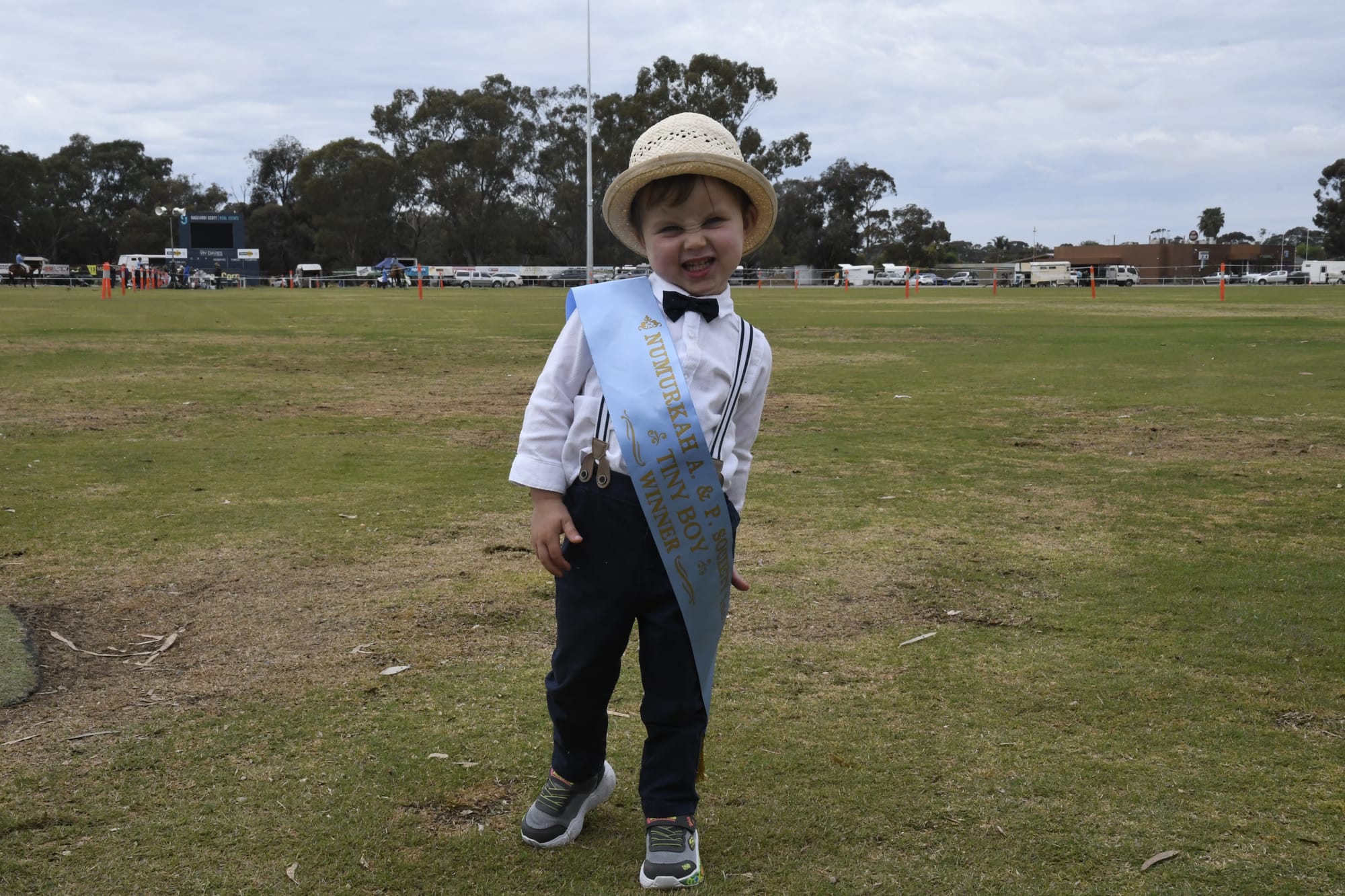 Little Mr Showman... Jude Emmett won the Tiny Boy section for two to four year old males in the Tots to Teens competition.&nbsp;