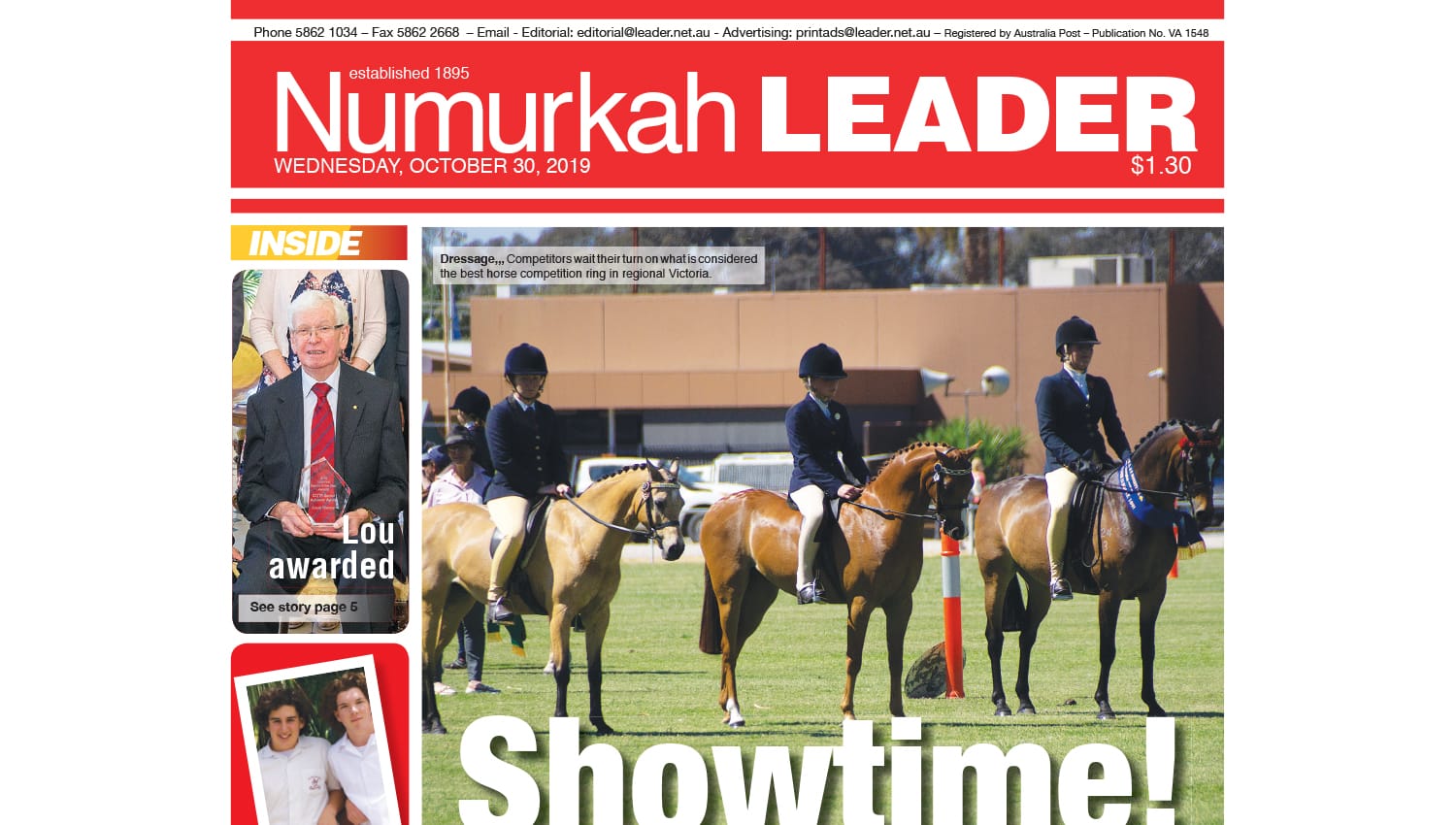 Numurkah Leader digital edition: October 30 2019