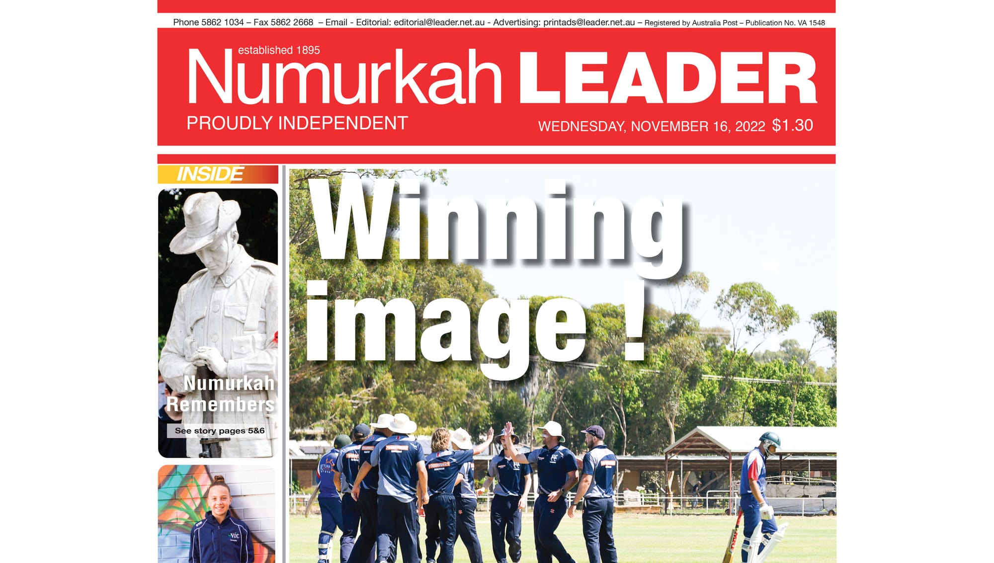 Numurkah Leader digital edition: November 16 2022