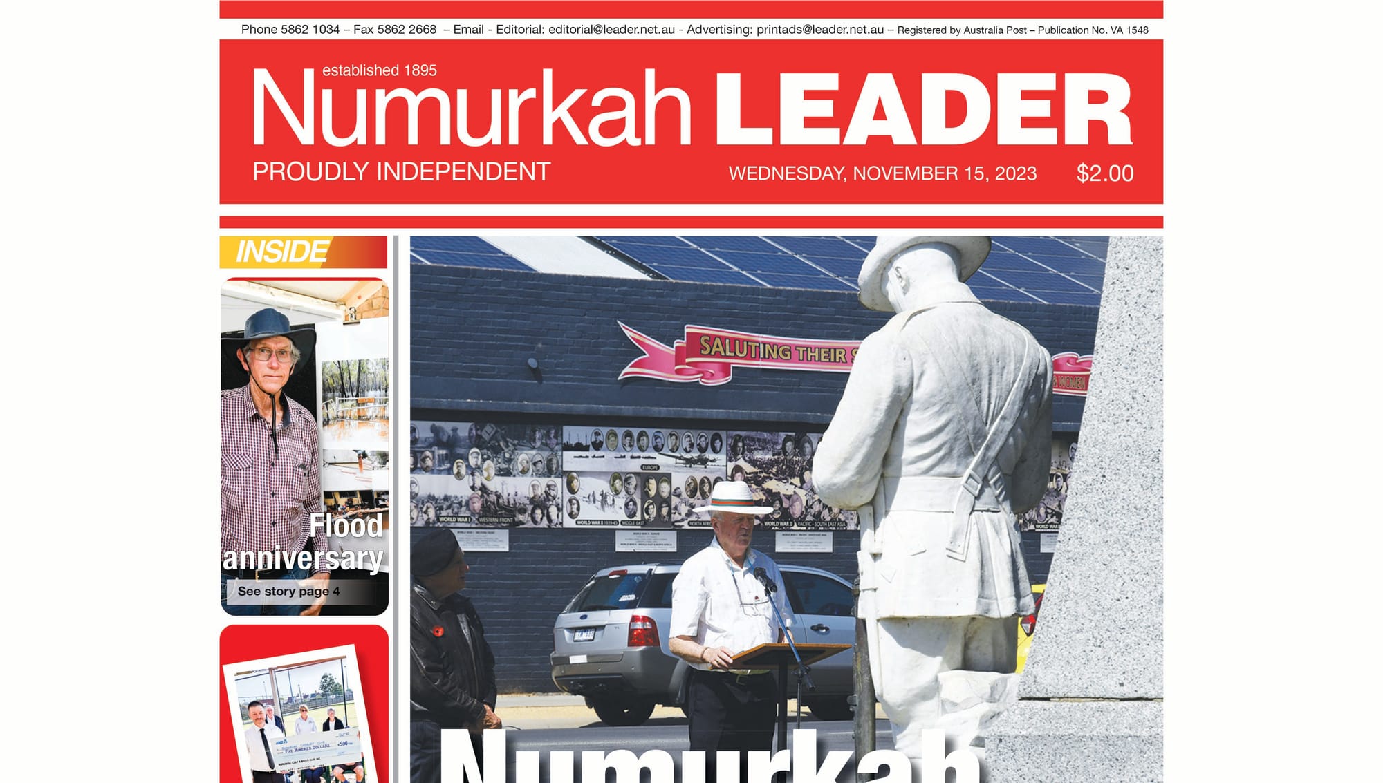 Numurkah Leader digital edition: November 15 2023