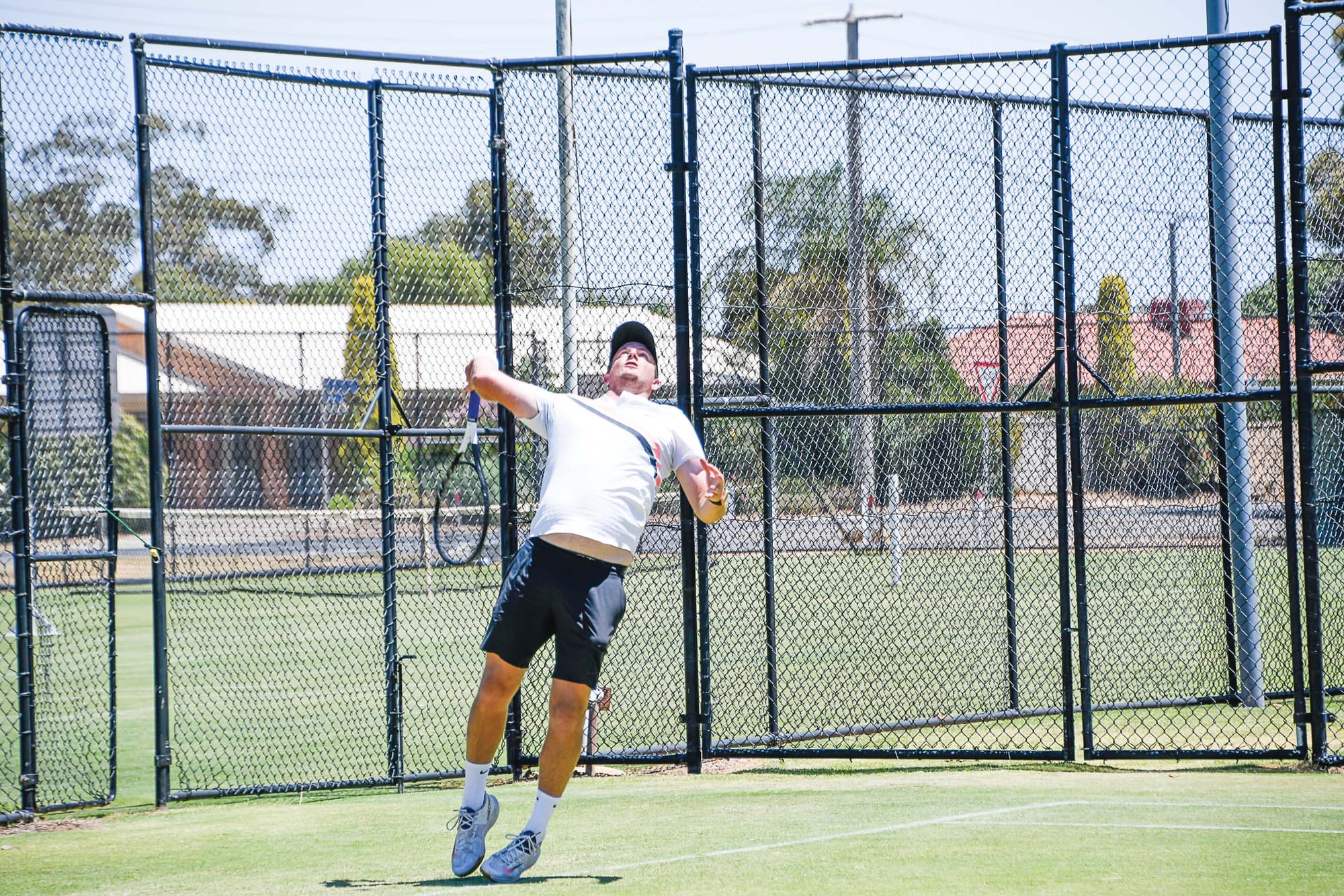 Standout... Warriors star David Poole was Numurkah’s best against Echuca at the weekend. 