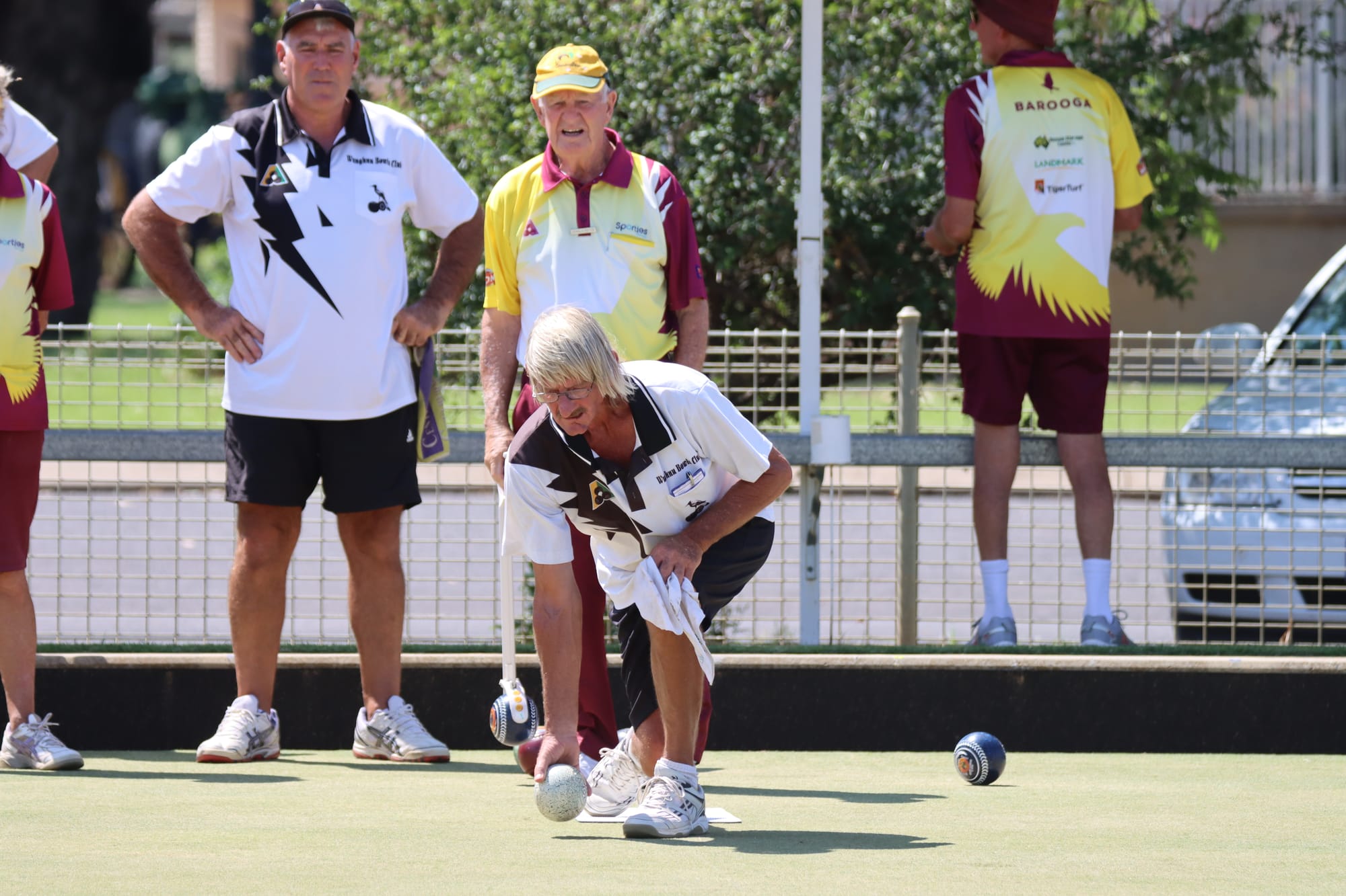 Smooth delivery ... Peter Revell’s good form had him in Wunghnu’s best performed rink on Saturday.