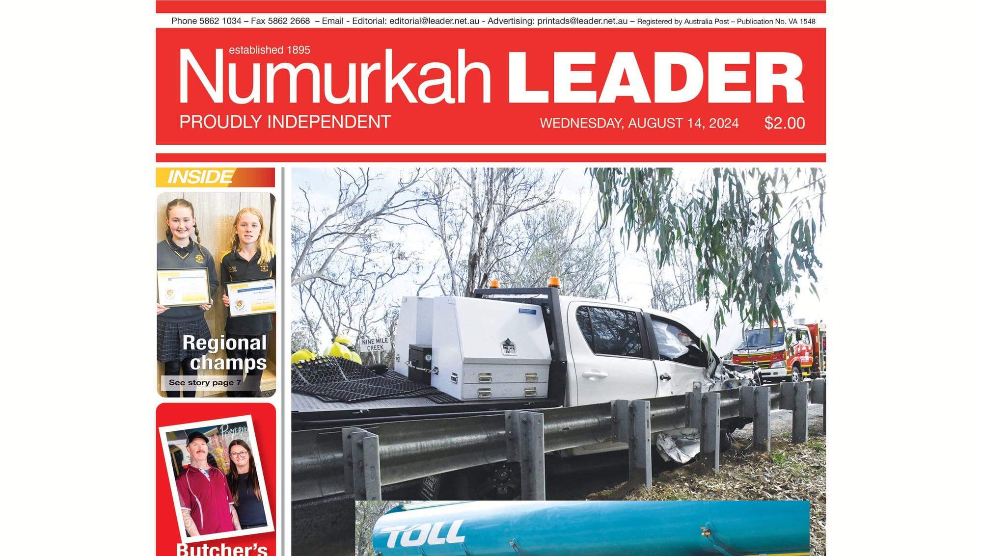 Numurkah Leader Digital Edition August 14 2024
