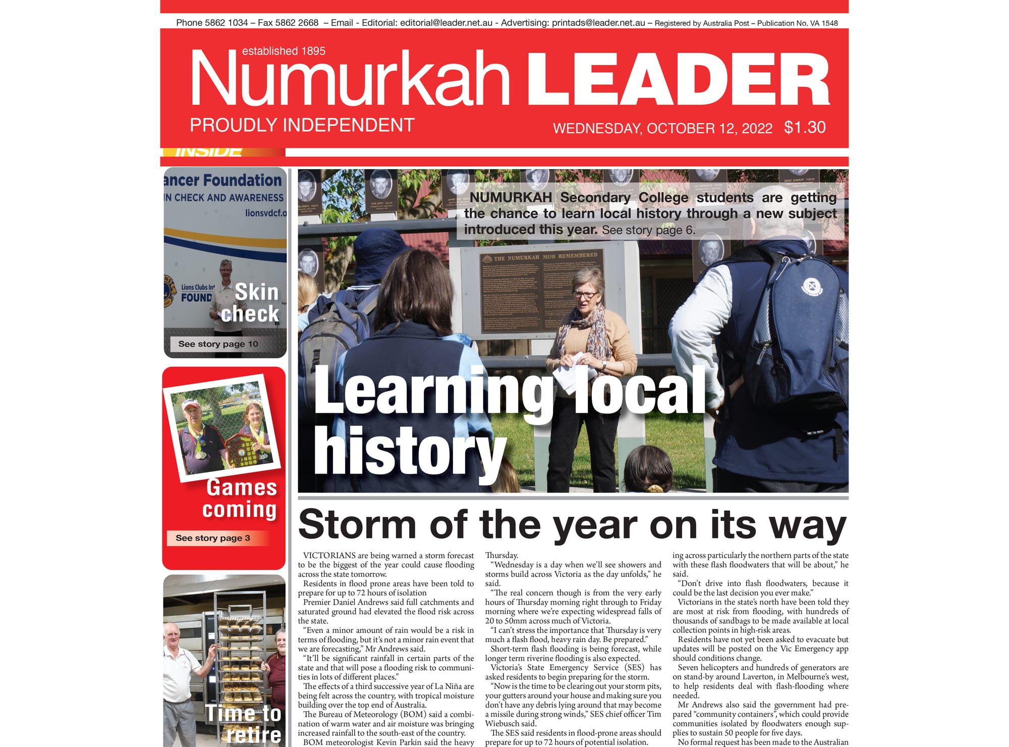 Numurkah Leader digital edition: October 12 2022