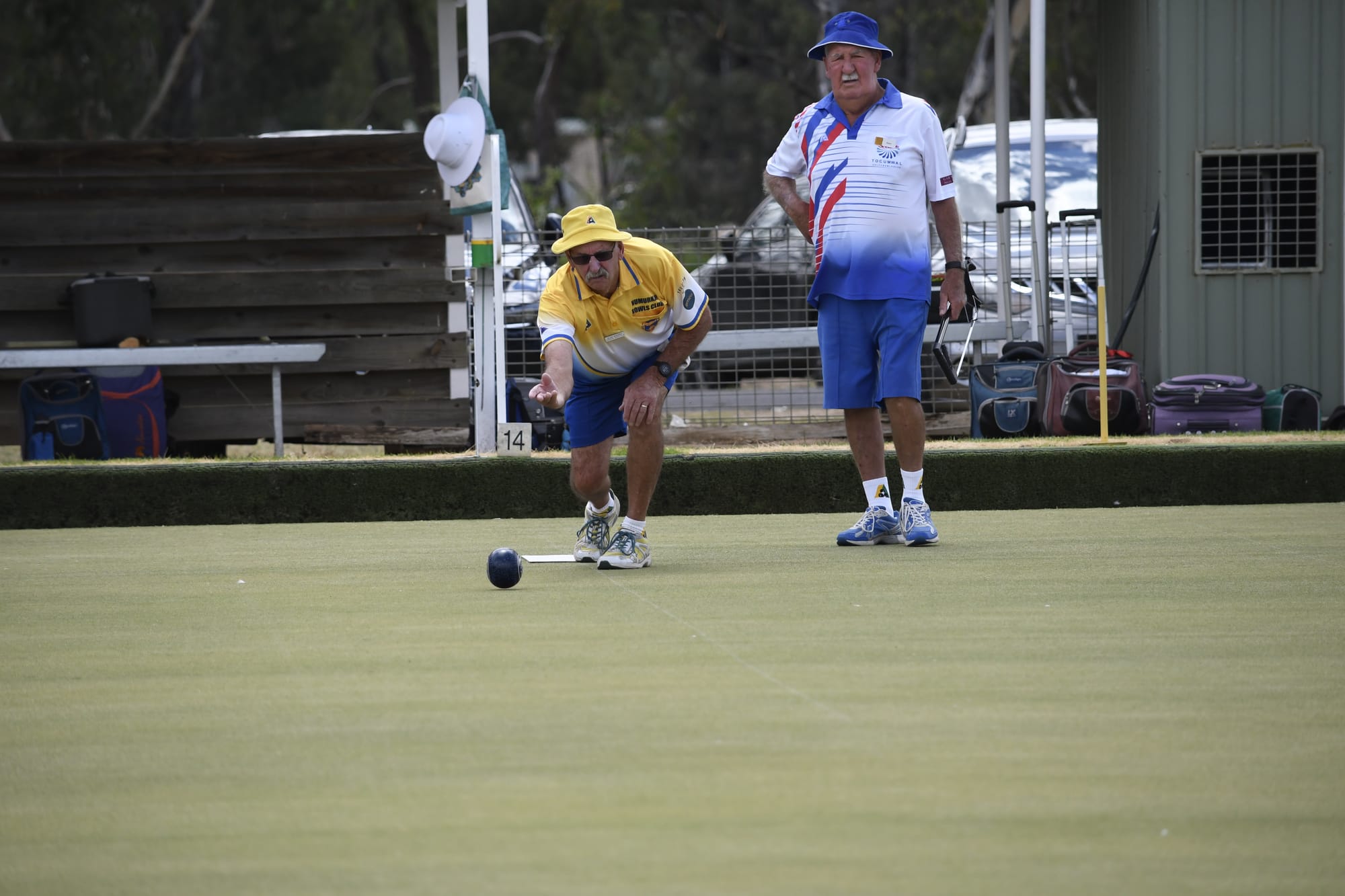 Winners... Alan Rogers led his rink to a good win last Saturday. 
