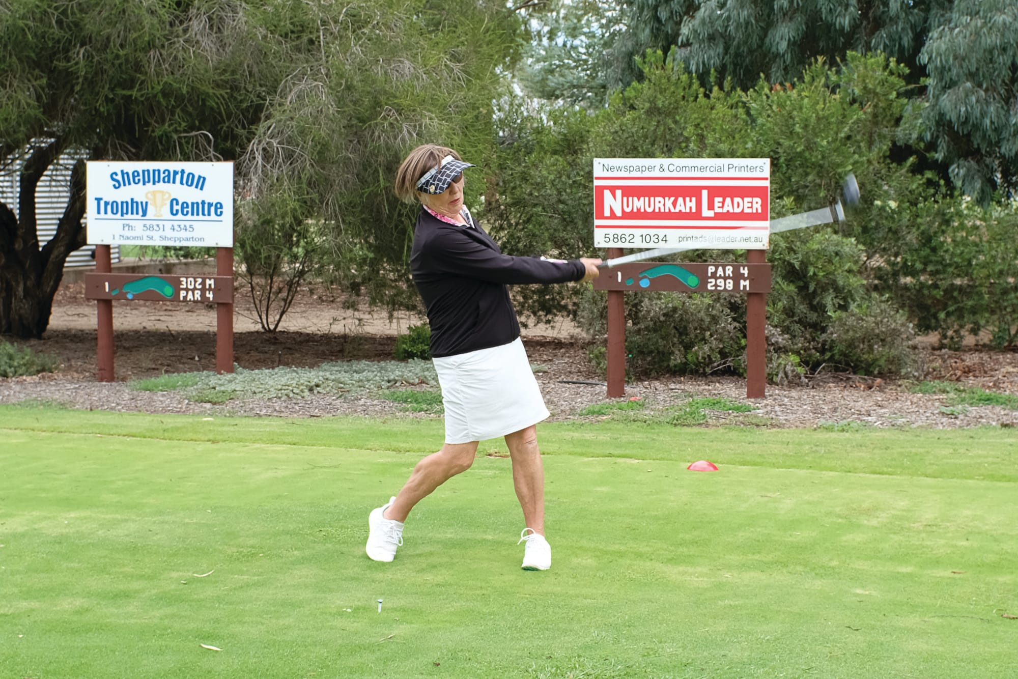 Star... Nola Dalton (pictured) beat Bev McIntosh in a play-off hole to claim the yearly medal last Wednesday.
